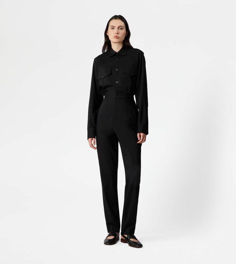 Tod's SHIRT IN WOOL - BLACK outlook