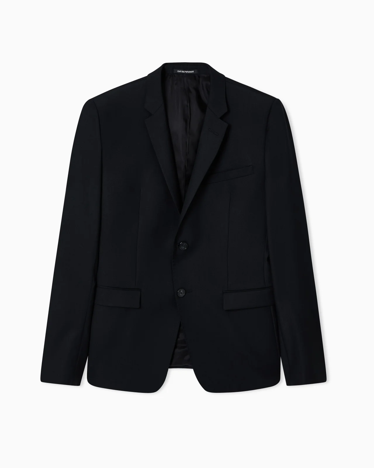 Single-breasted, worsted virgin-wool jacket - 1