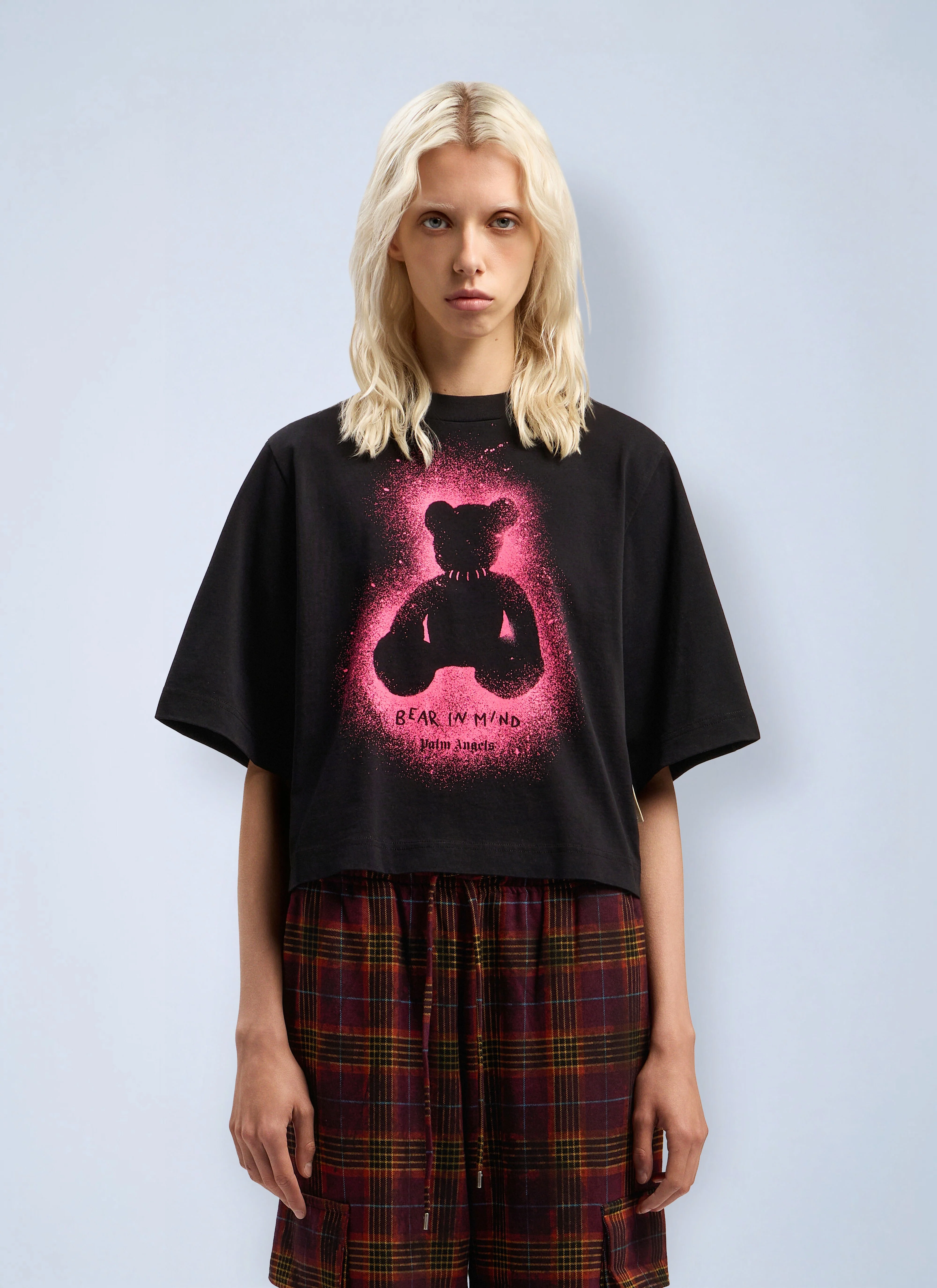 Spray Bear Cropped T-Shirt - 1