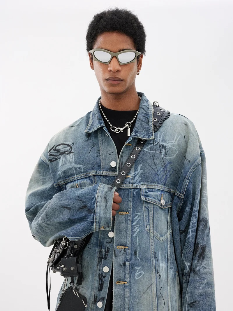 Square acetate sunglasses - 6