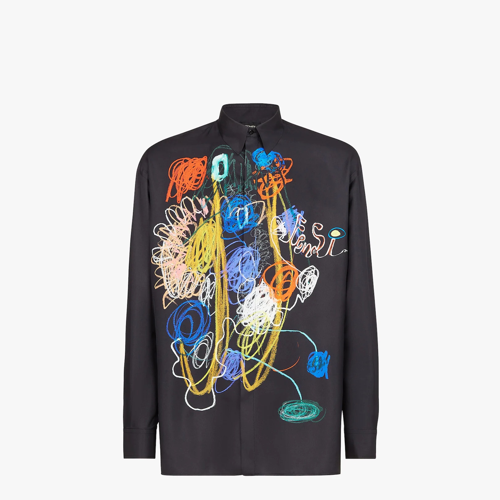 Black cotton shirt - 1