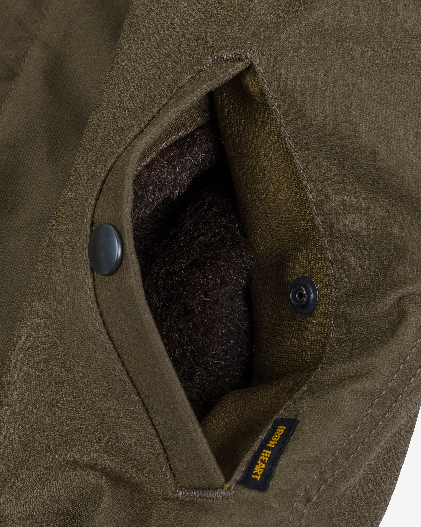IHM-37-ODG Oiled Whipcord N1 Deck Jacket - Olive - 13