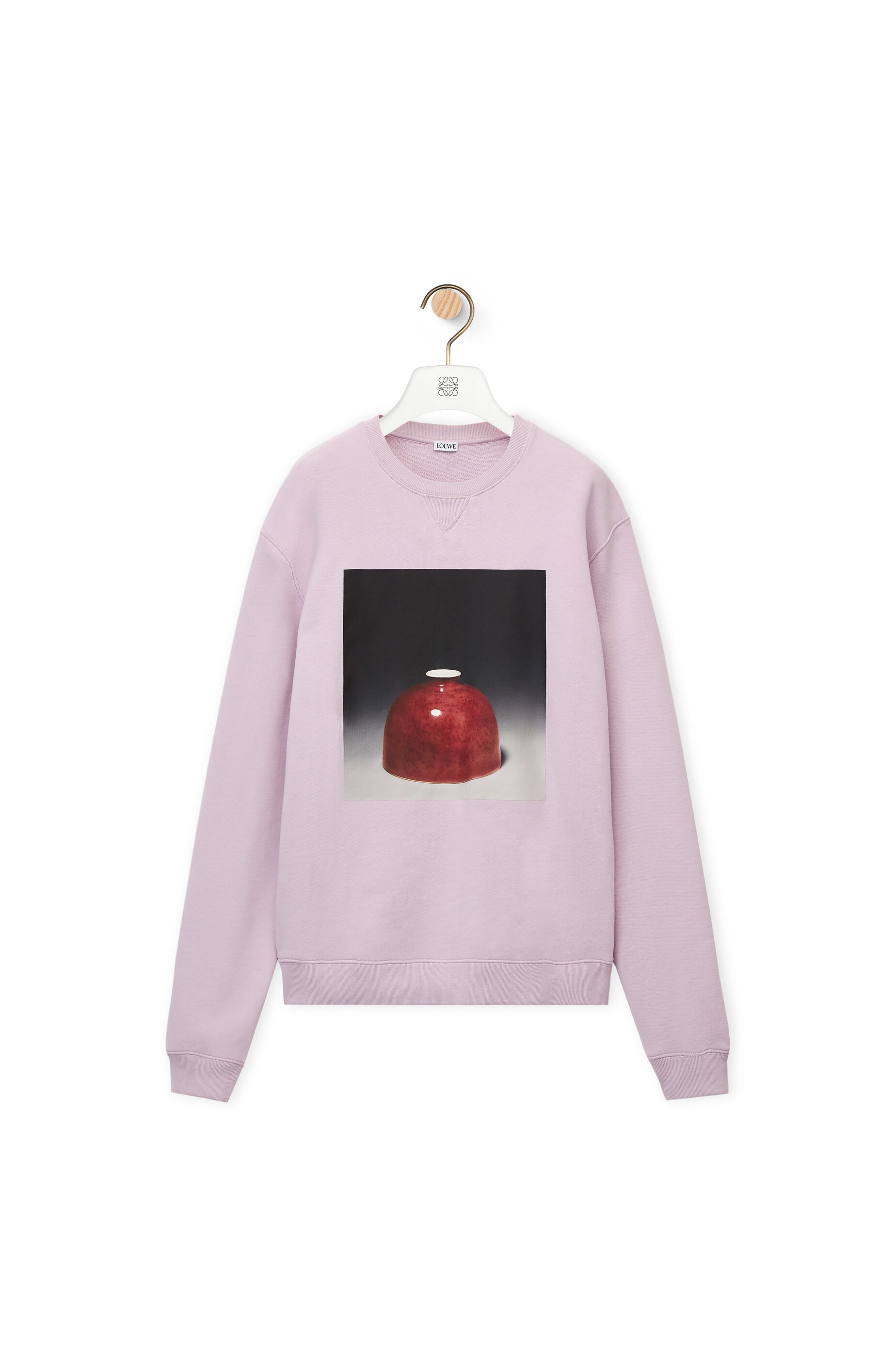 Ceramic print sweatshirt in cotton - 1
