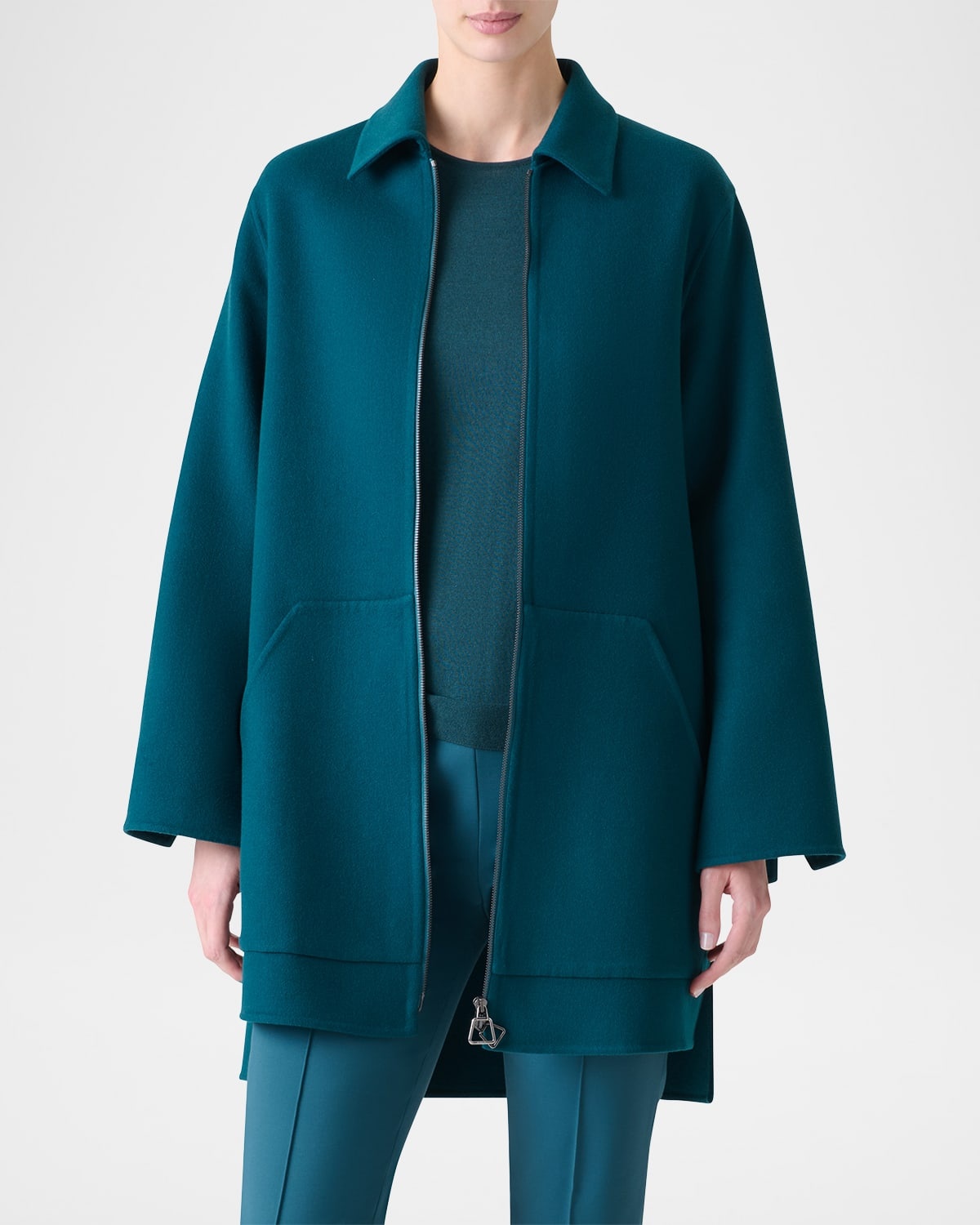 Fabiola Double-Face Cashmere Coat - 2