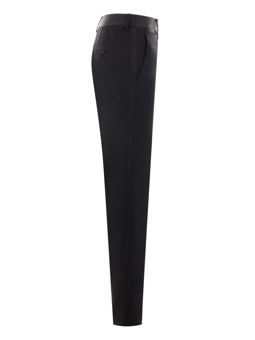 pressed-crease tailored-cut trousers - 2