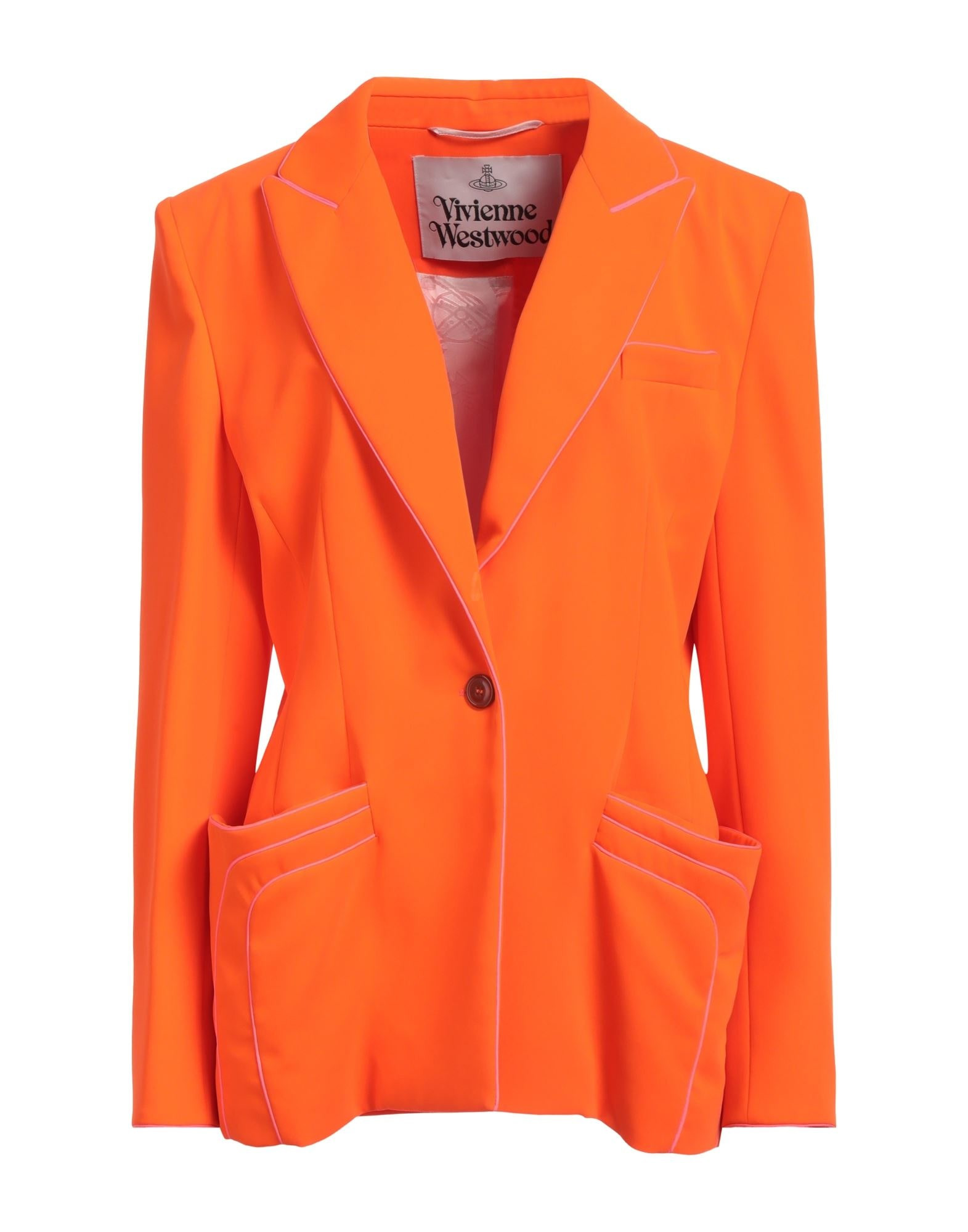 Orange Women's Blazer - 1