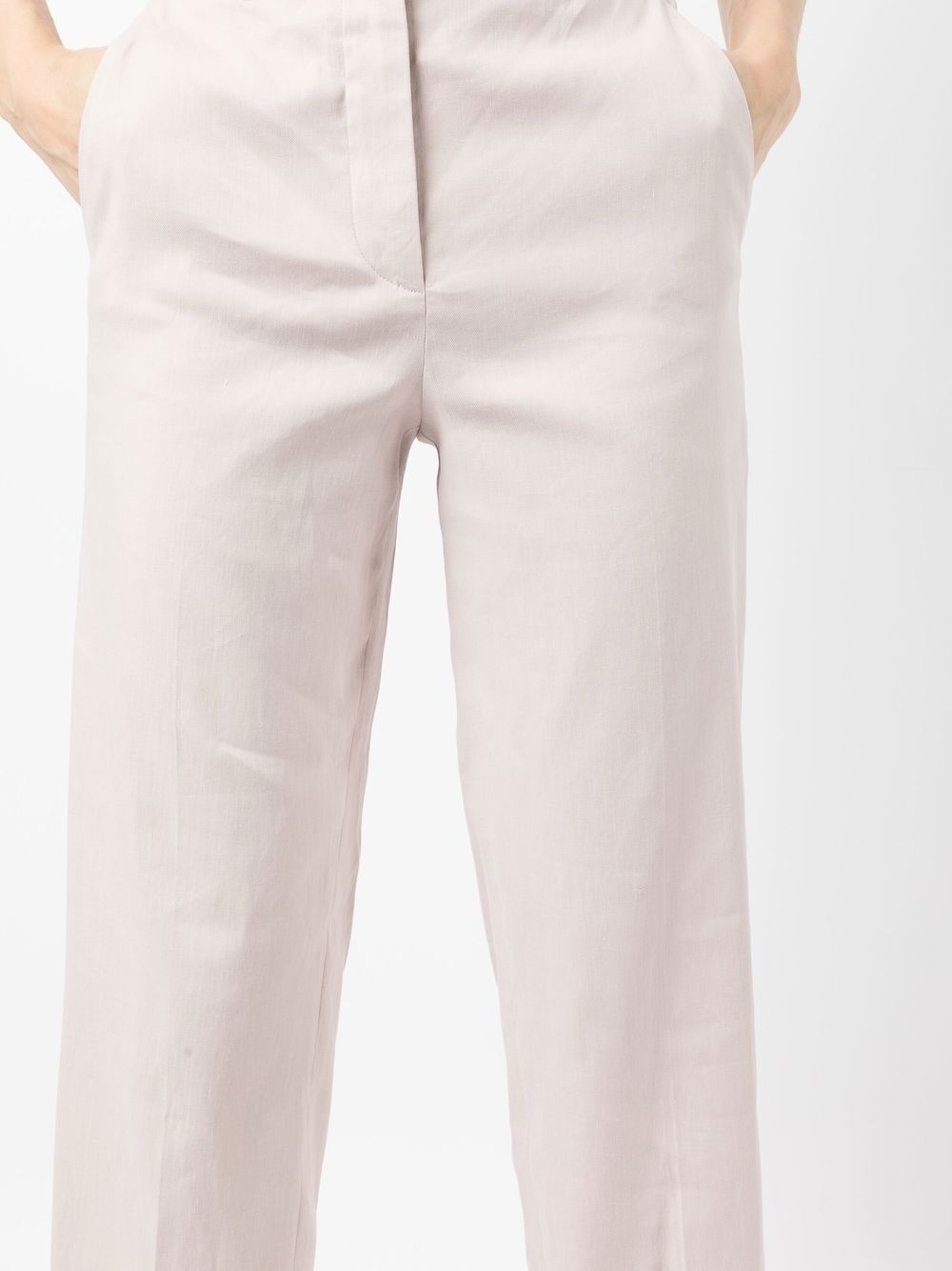 high waist cropped trousers - 5