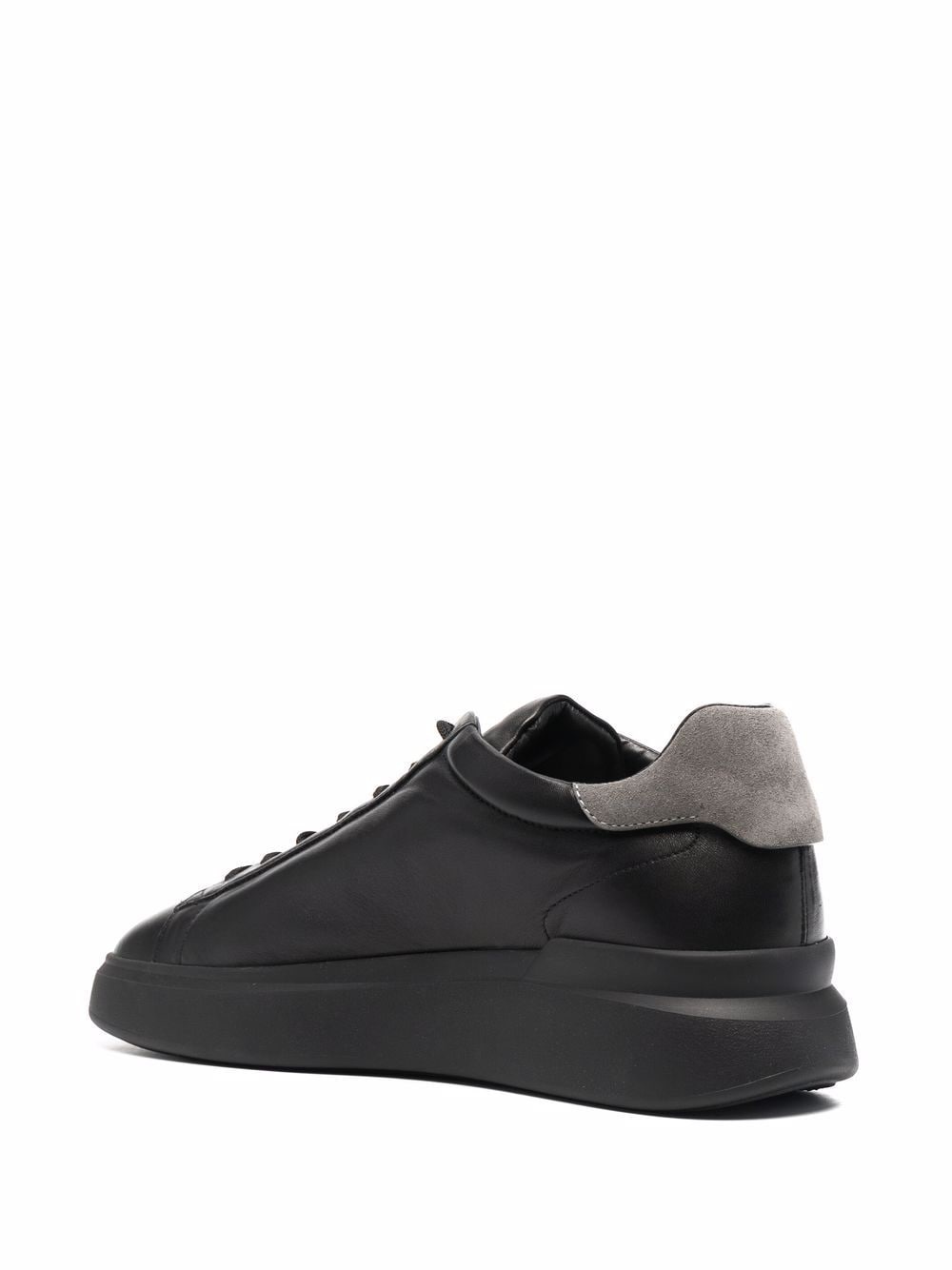 low-top lace-up trainers - 3