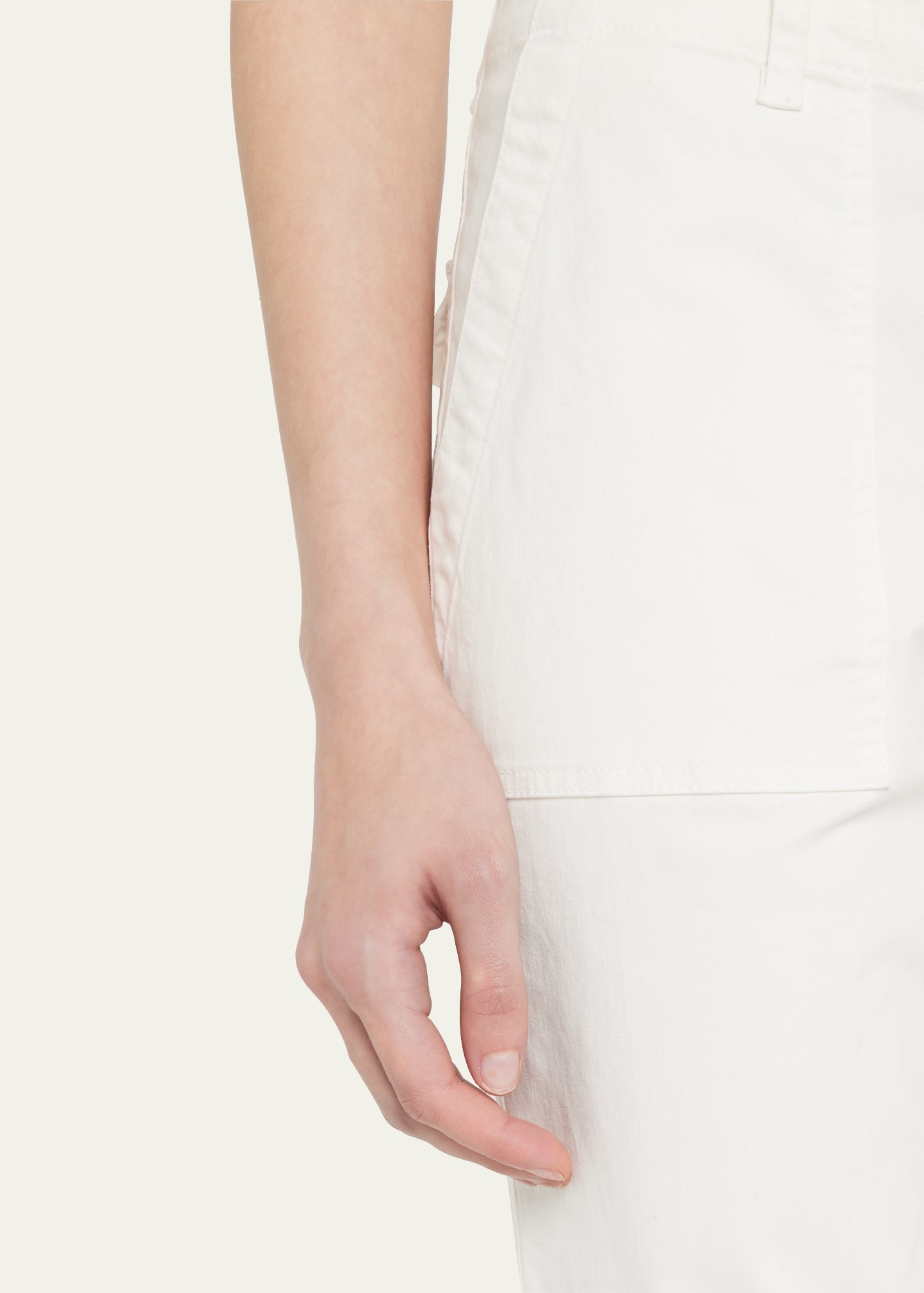 Jenna Cropped Raw-Edge Pants - 5