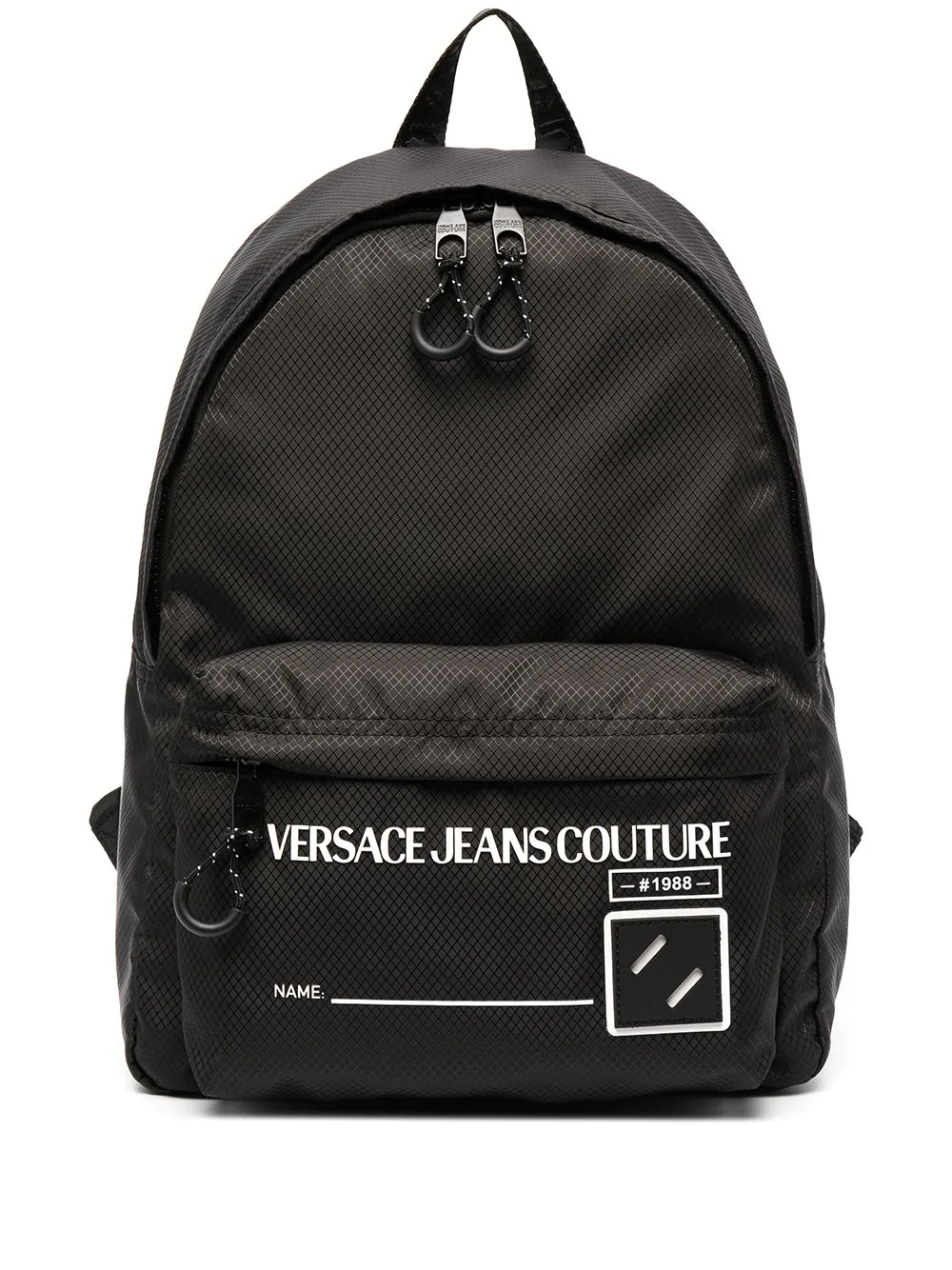 logo print backpack - 1