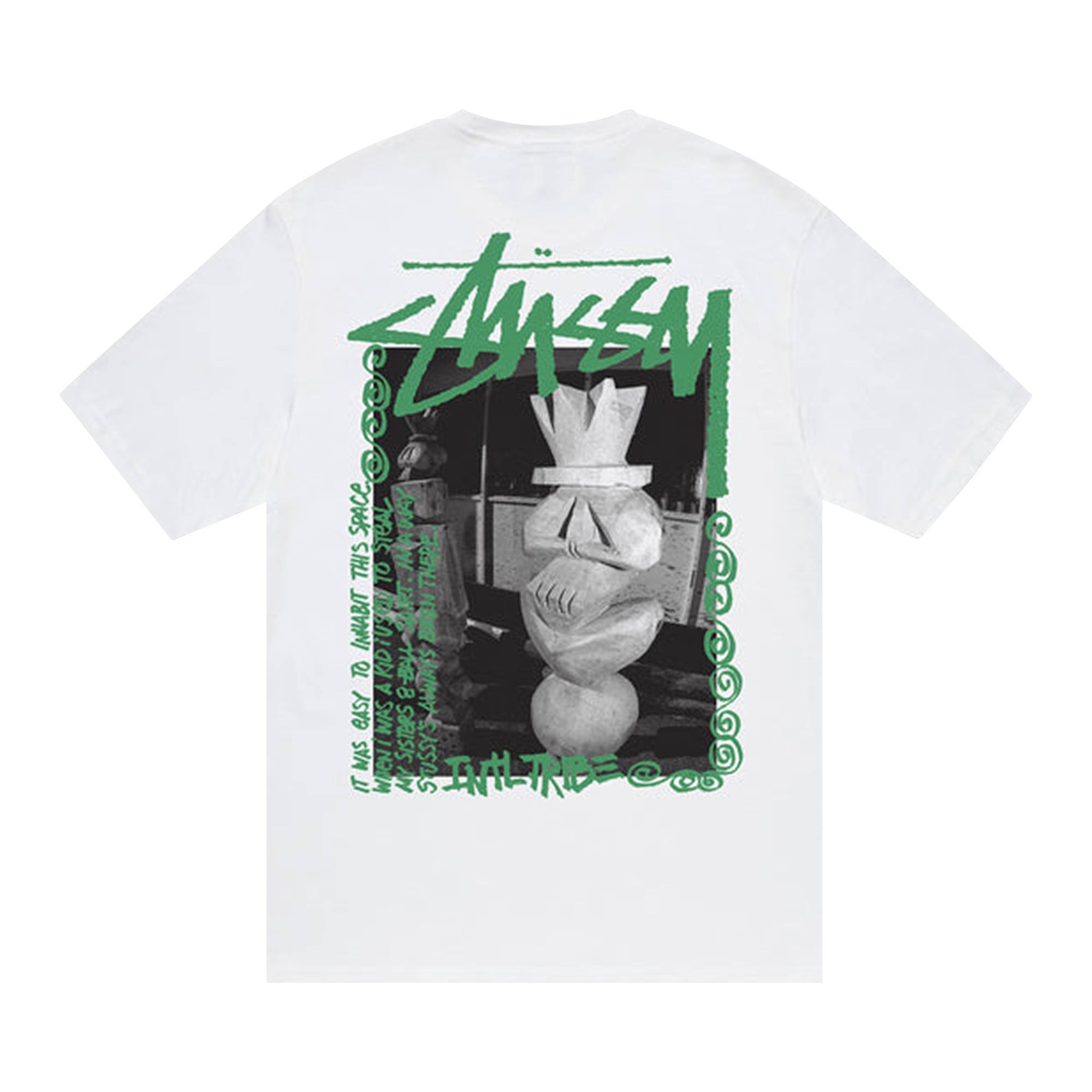 ★23SS★STUSSY LANDIN TEE Stüssy Stussy Landin Tee 'White' | REVERSIBLE