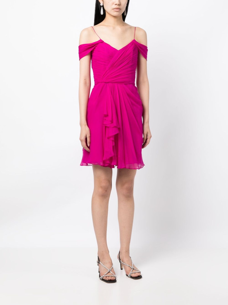 Sandrelli silk georgette minidress 3