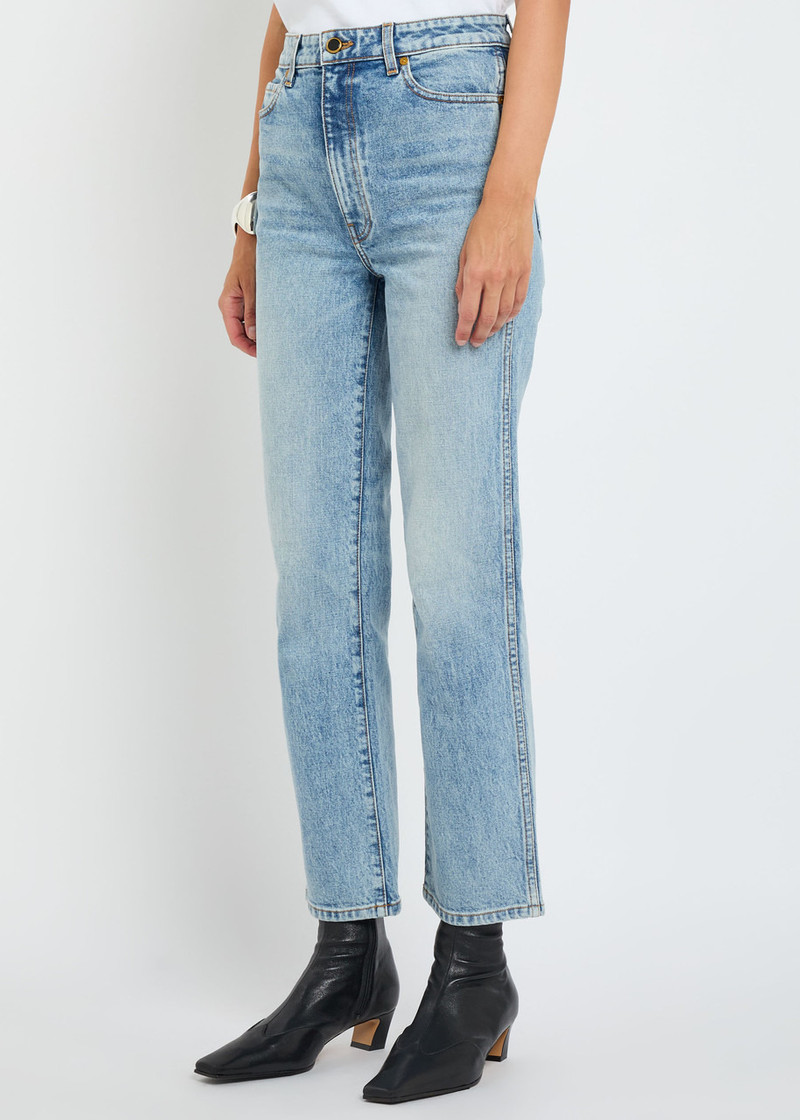 KHAITE Khaite Abigail Straight-leg Jeans outlook
