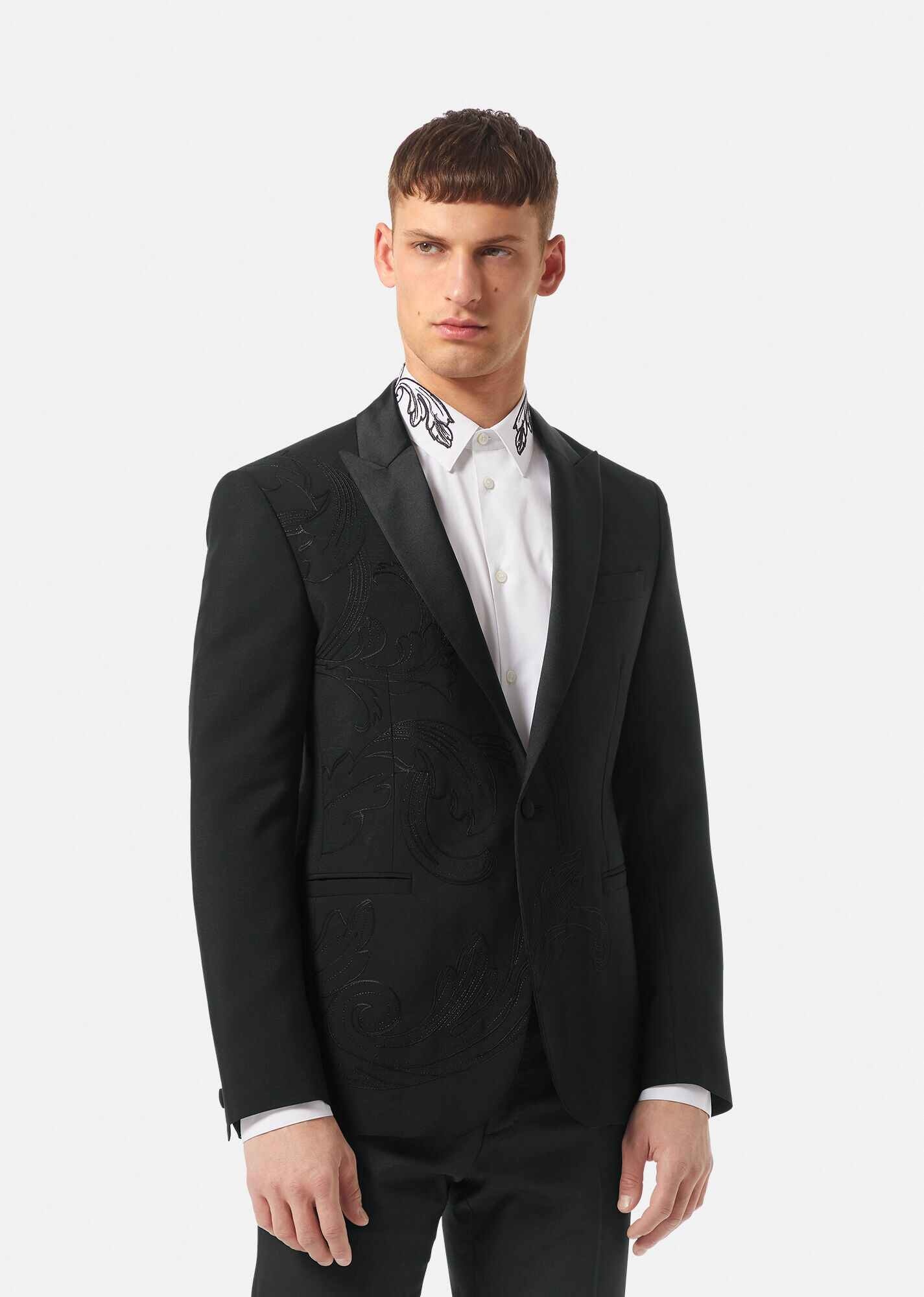 Barocco Embroidered Formal Blazer - 3