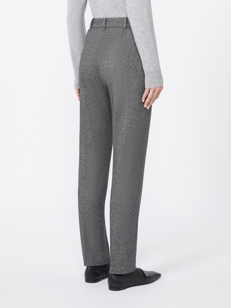 NEGUS Cigarette-fit jersey trousers 4