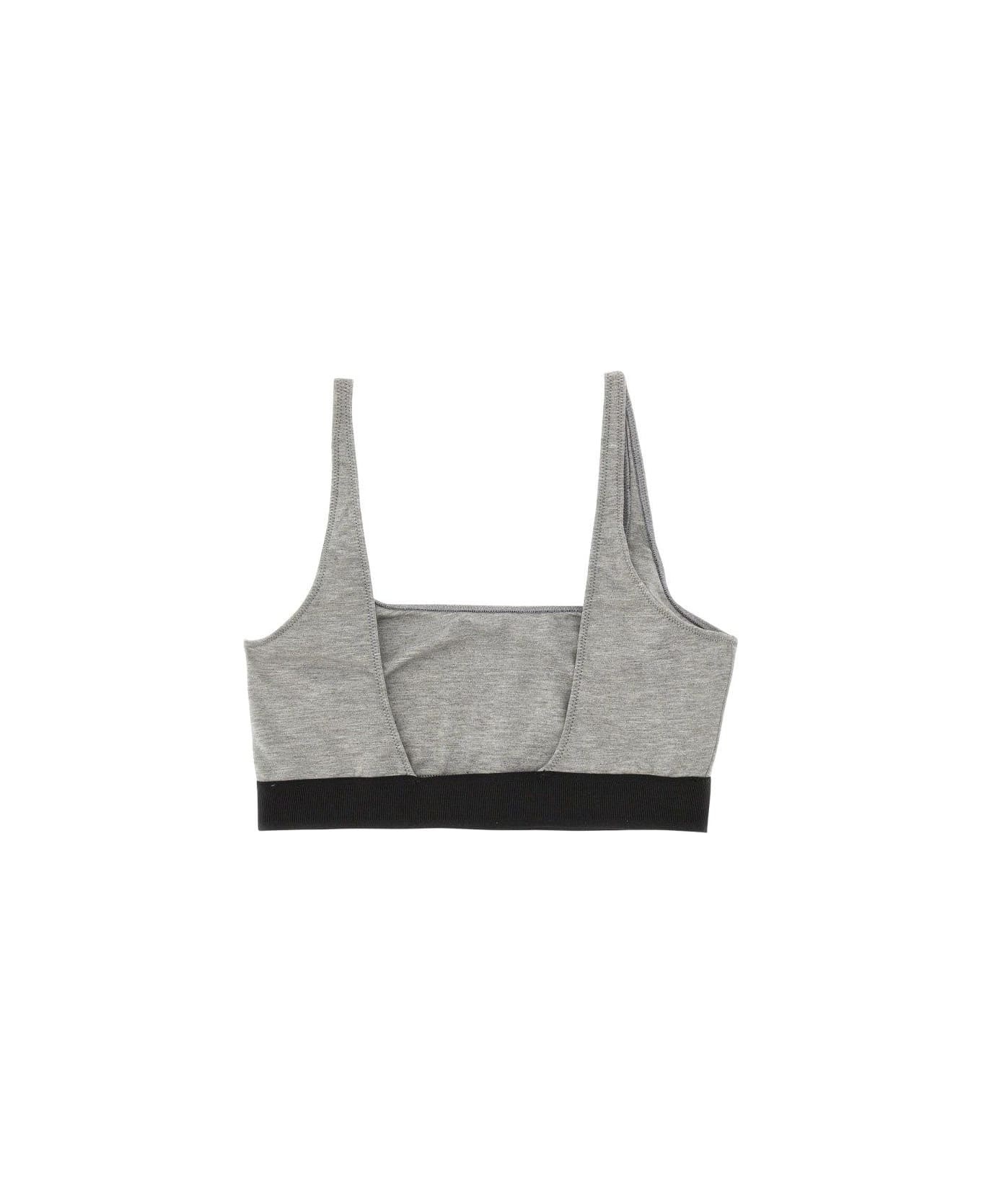 Logo Underband Scoop-neck Bra - 2
