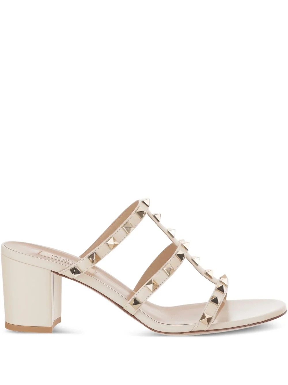 studded heeled sandals - 1