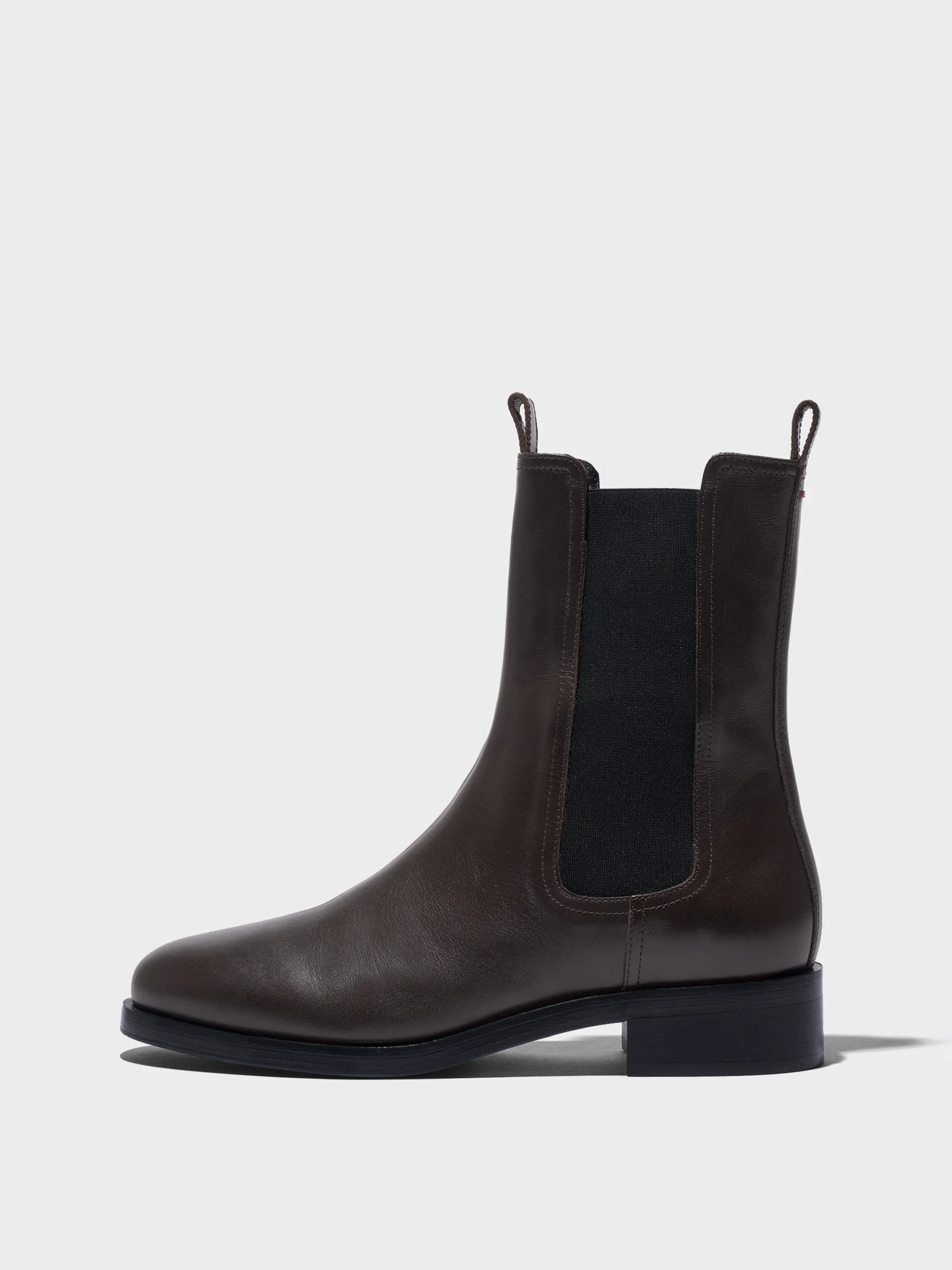 Caspar Leather Ankle Boots - 1