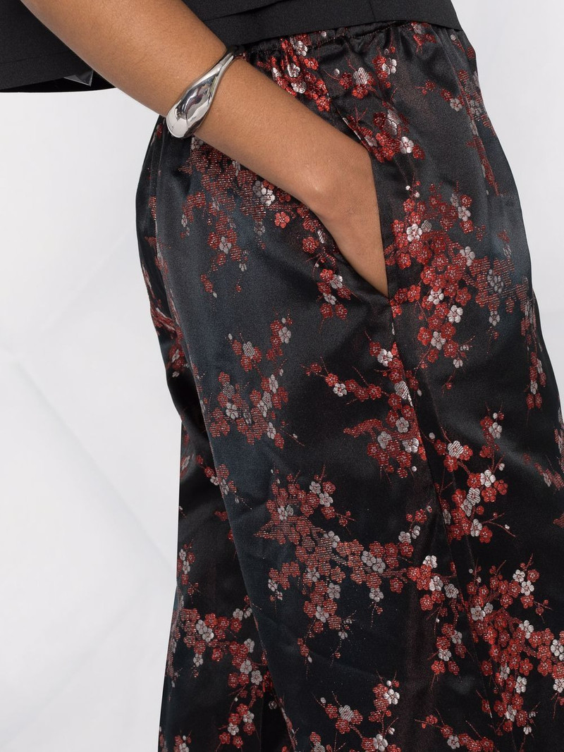 floral-print cropped trousers 3