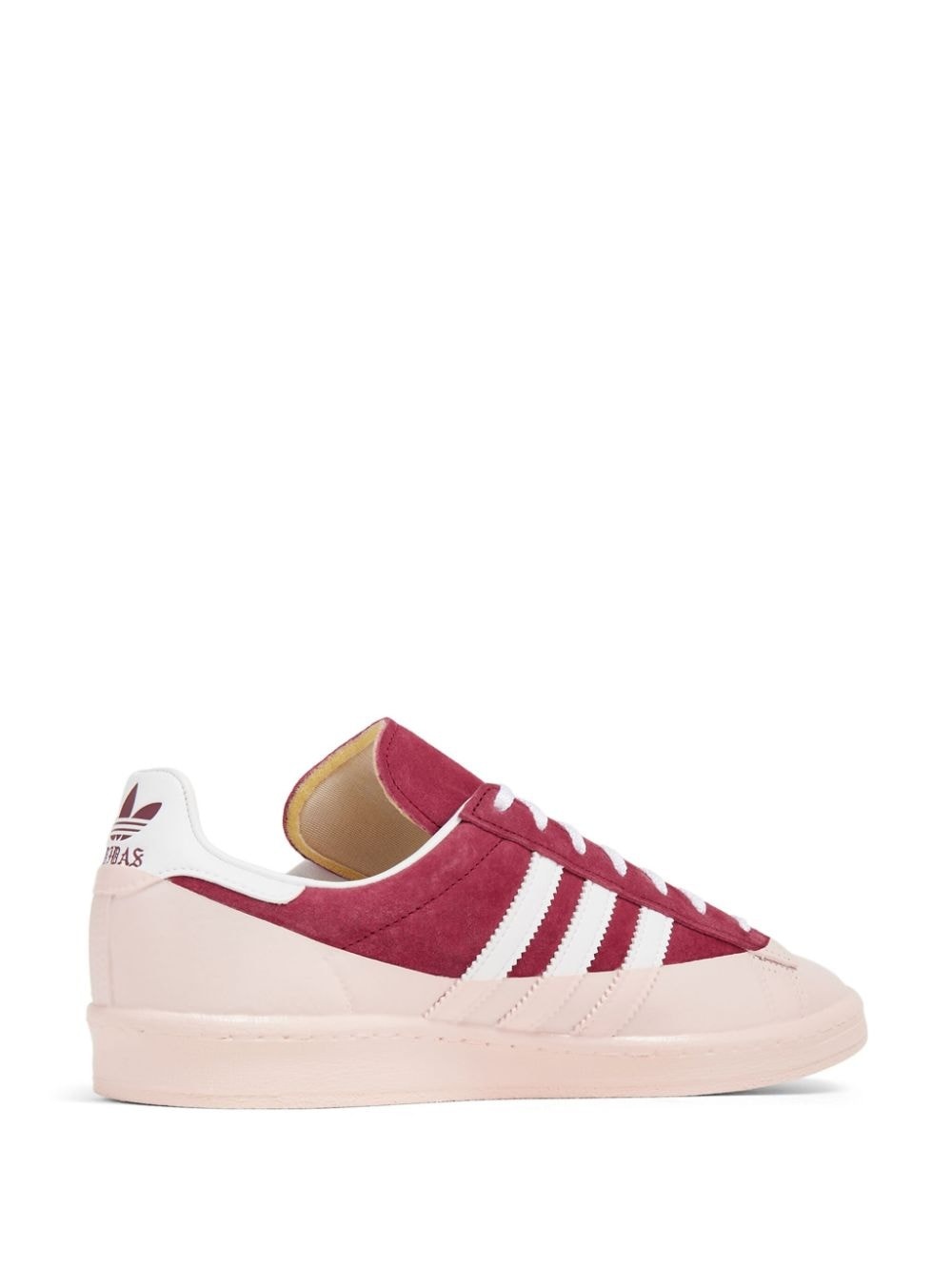 panelled lace-up sneakers - 3