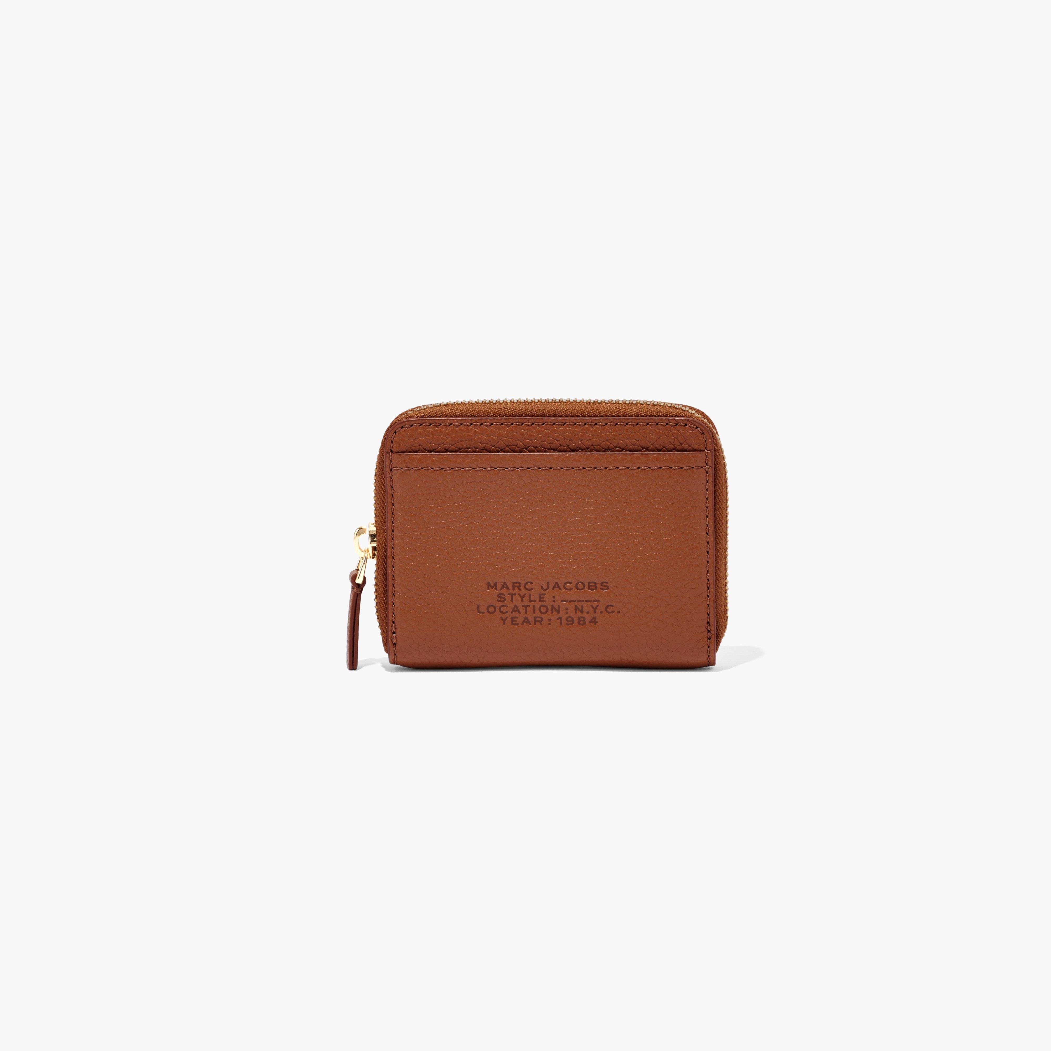 THE LEATHER ZIP AROUND WALLET - 1