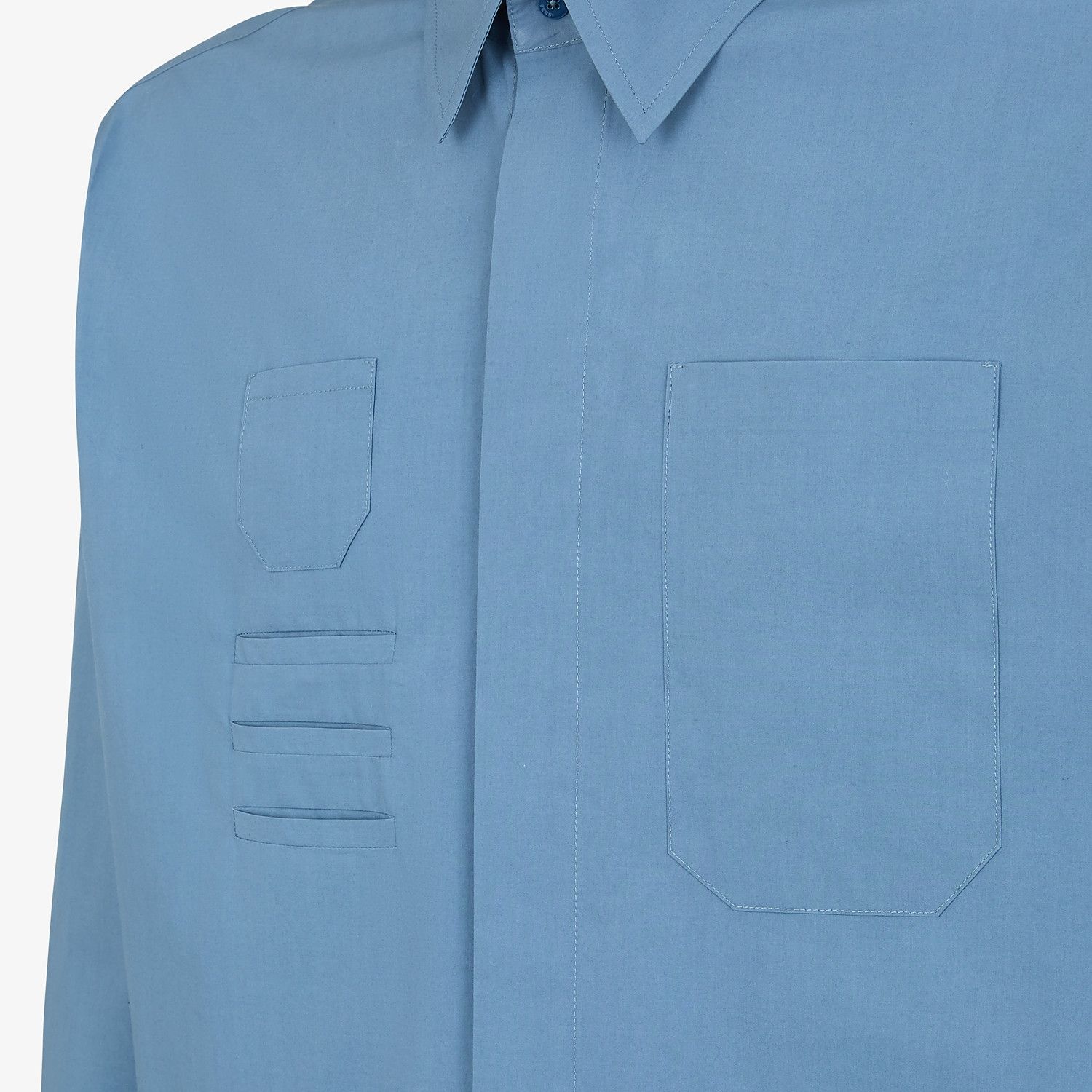 Light blue cotton shirt - 3