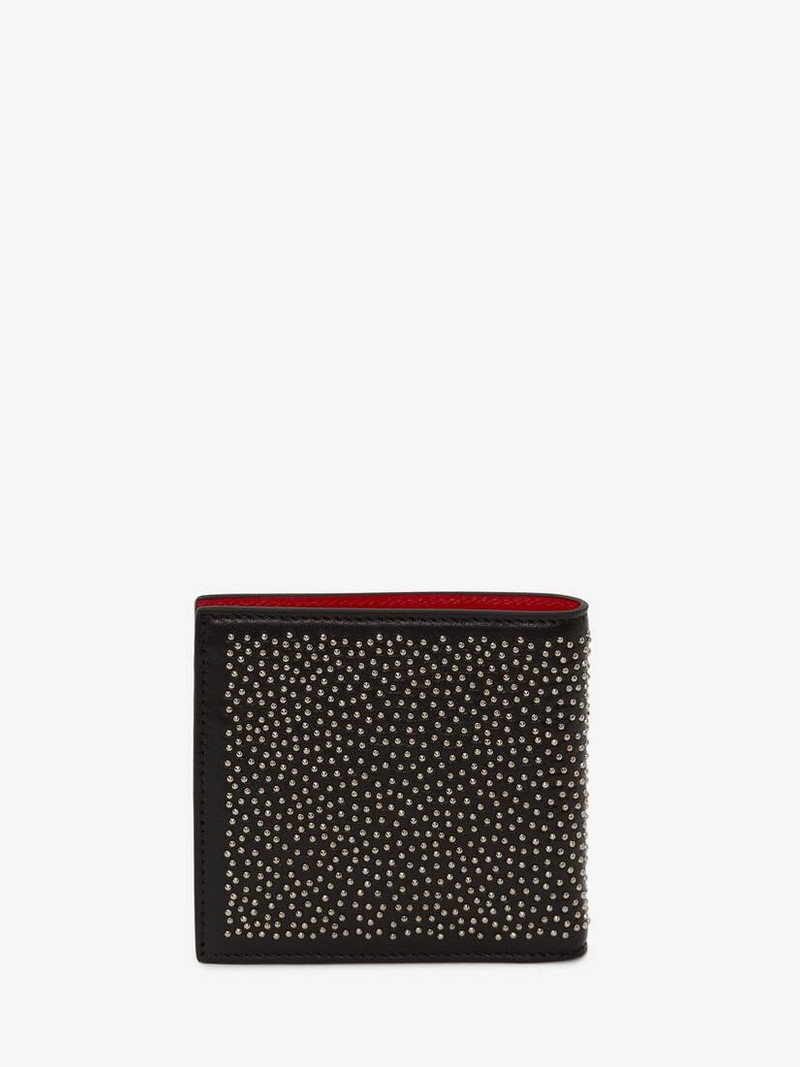 Studded Billfold Wallet in Black 3