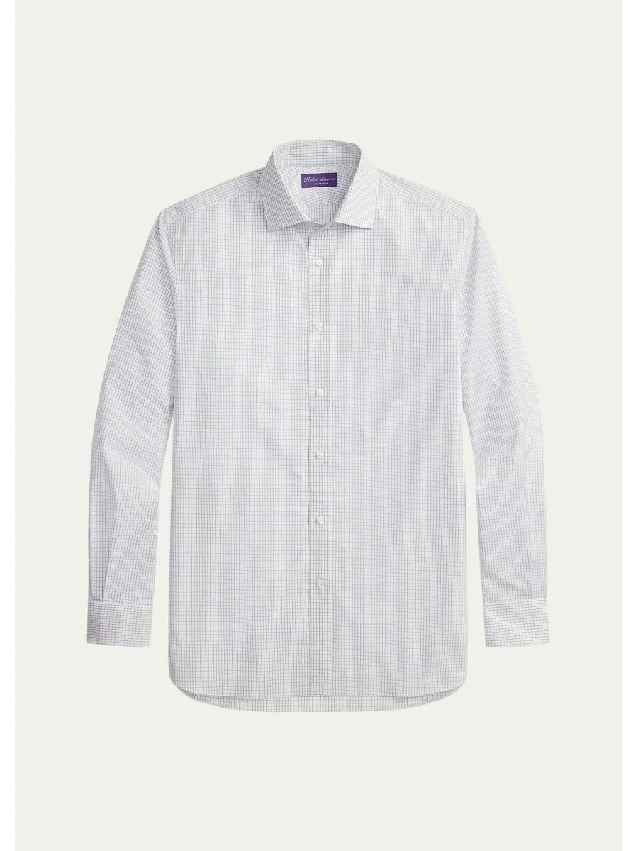 Men's Tattersall Poplin Sport Shirt - 1