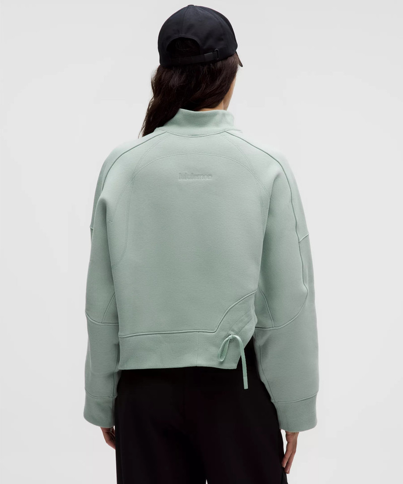 Plush Fleece Curved Hem Pullover 3