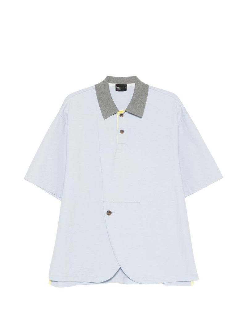 butto-detail polo shirt 1