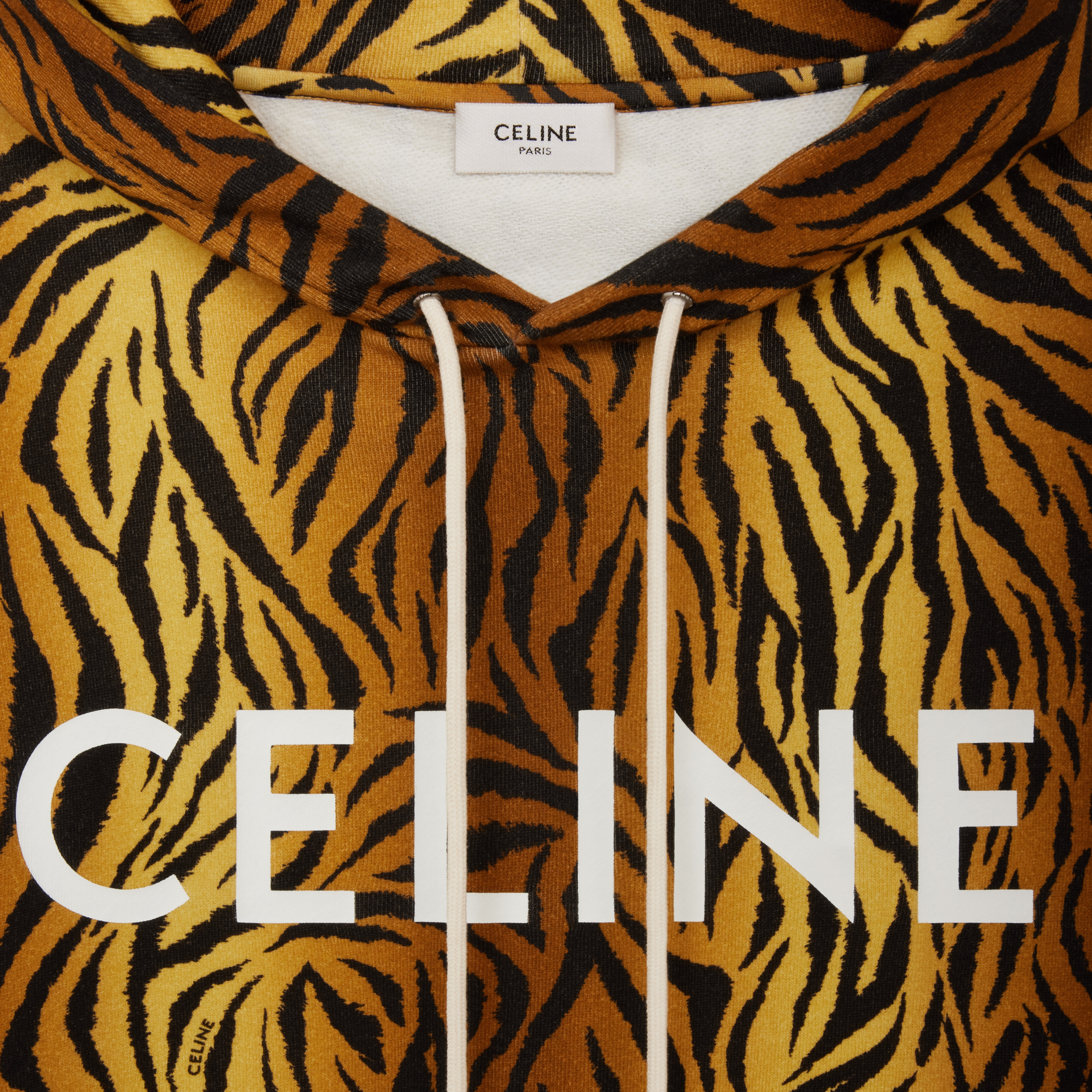 CELINE HOODIE IN COTTON FLEECE - 3