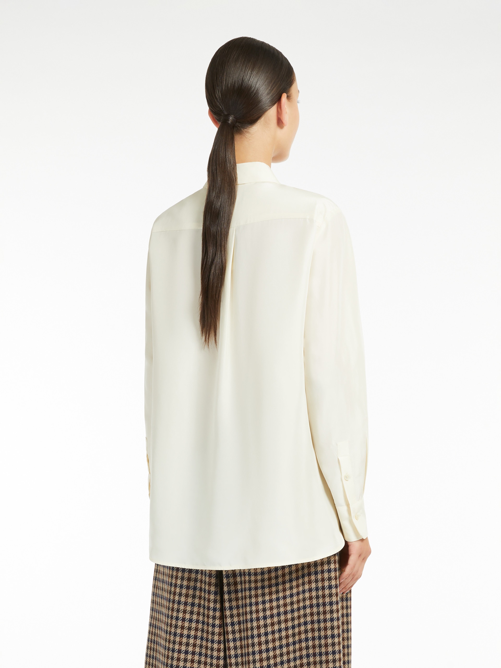 ALMINA Washed silk shirt - 4