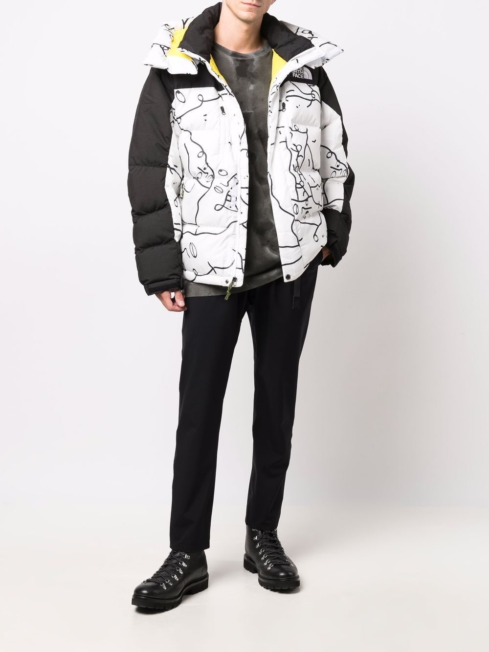 graphic-print puffer jacket - 2