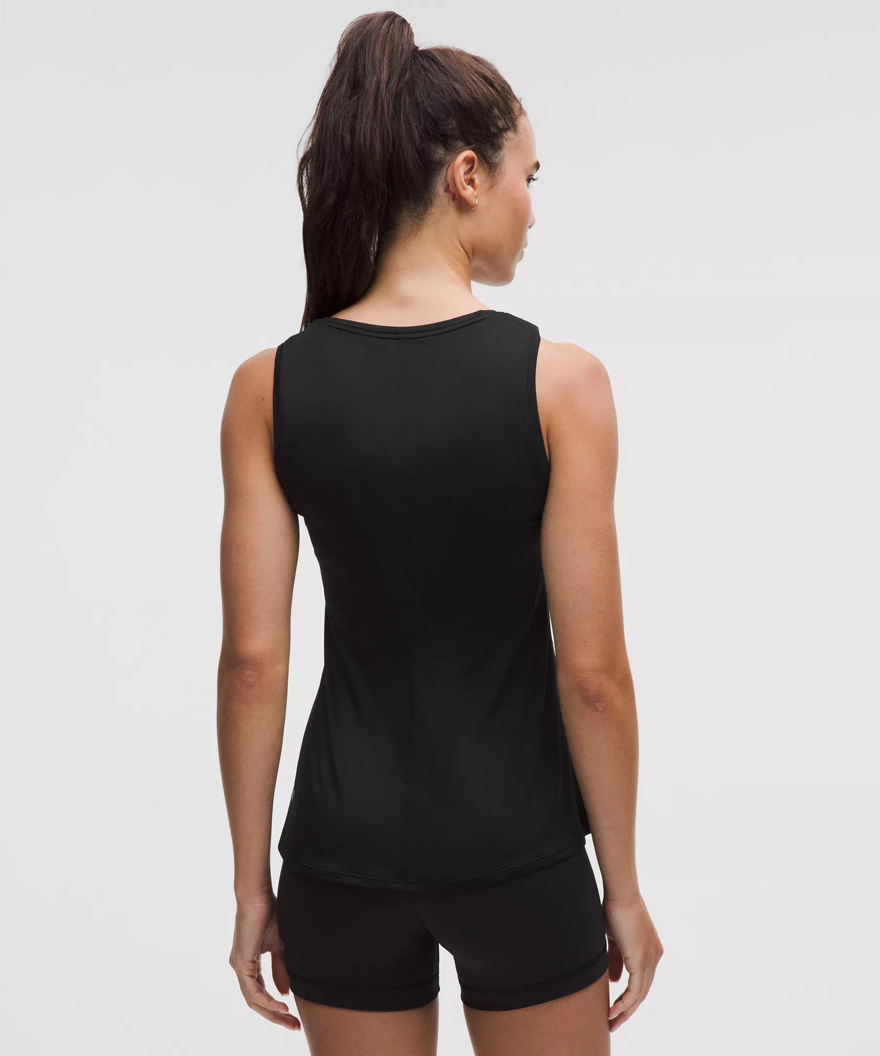 Lightweight Flowy-Hem Tank Top - 2