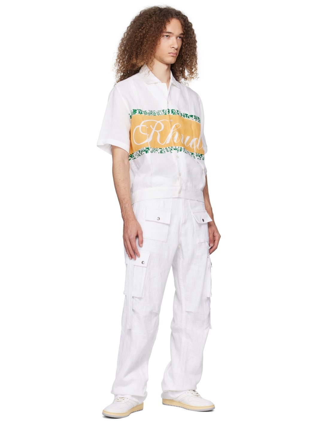White Pleated Shirt - 4