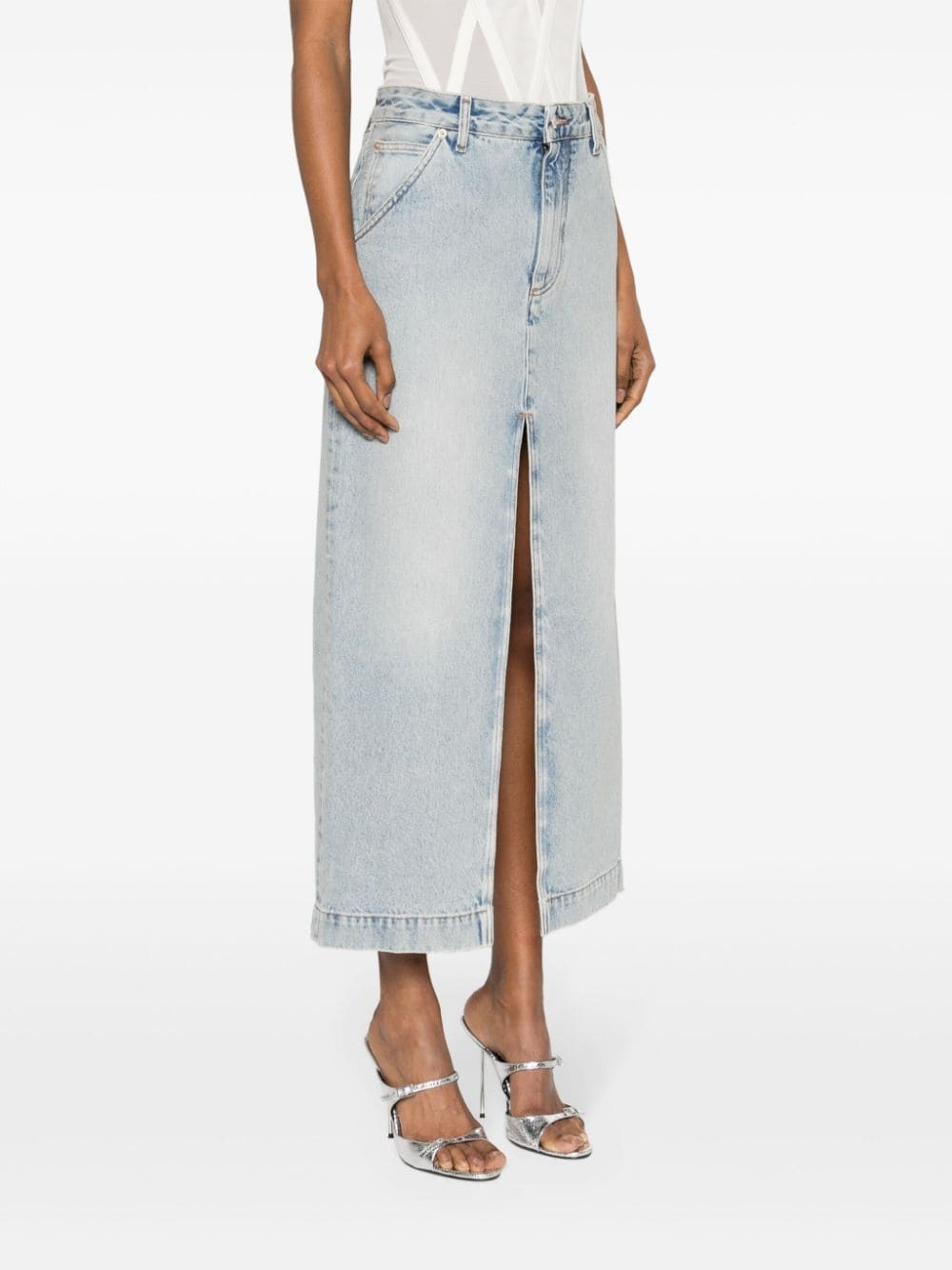 Erika denim midi skirt - 3