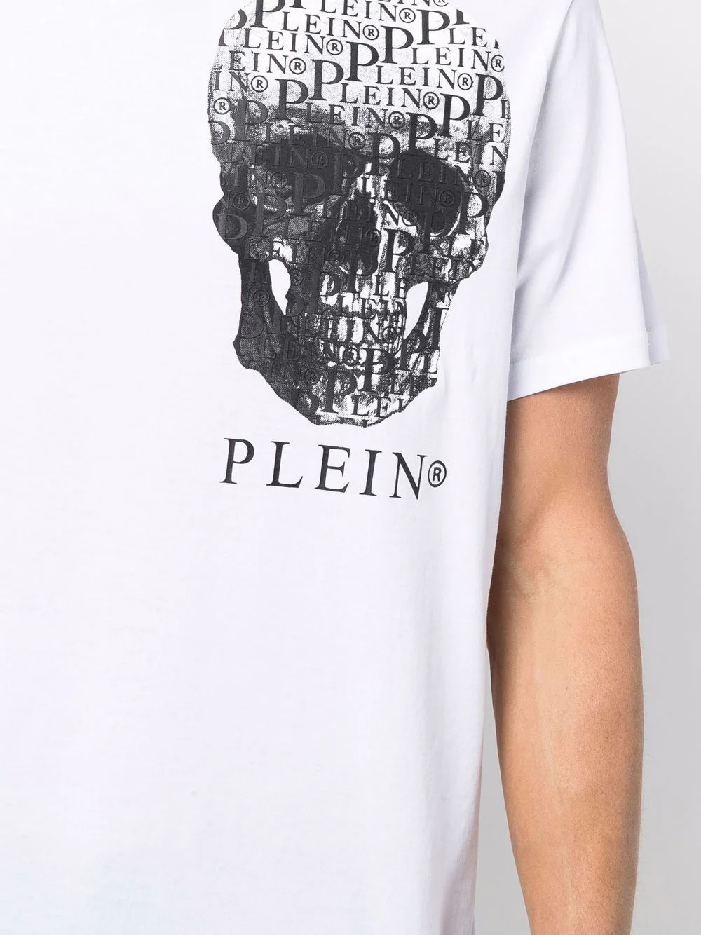 skull-print short-sleeved T-shirt - 6