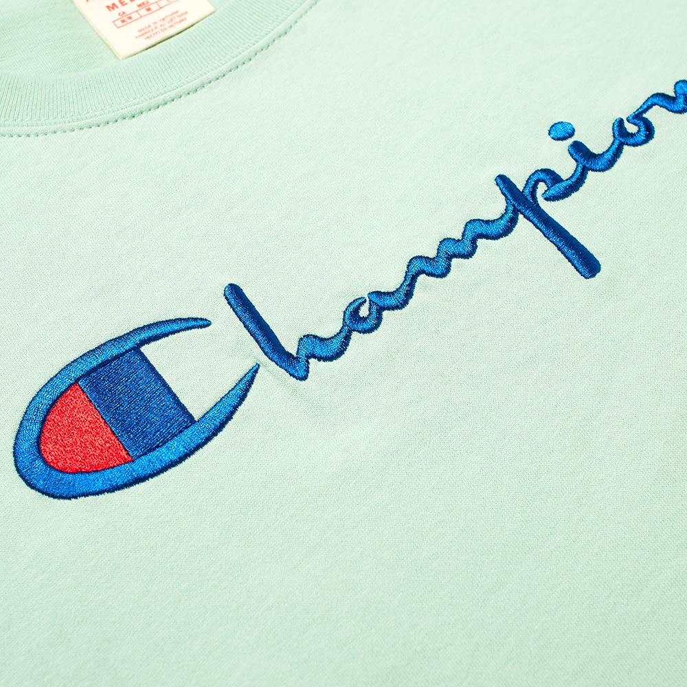 Champion Reverse Weave Women's Large Script Logo Tee - 2