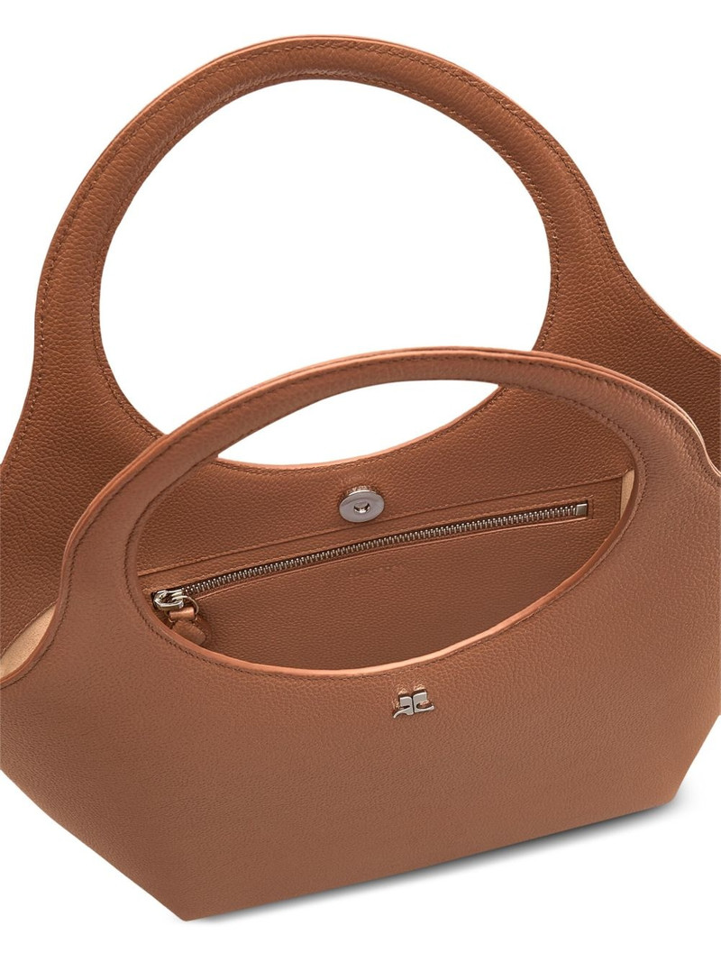medium Holy leather tote bag 4