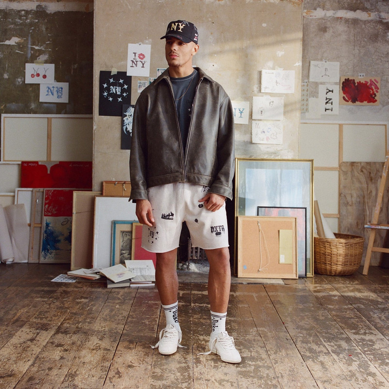 DUKE + DEXTER NY Sketch Oat Marl Short outlook