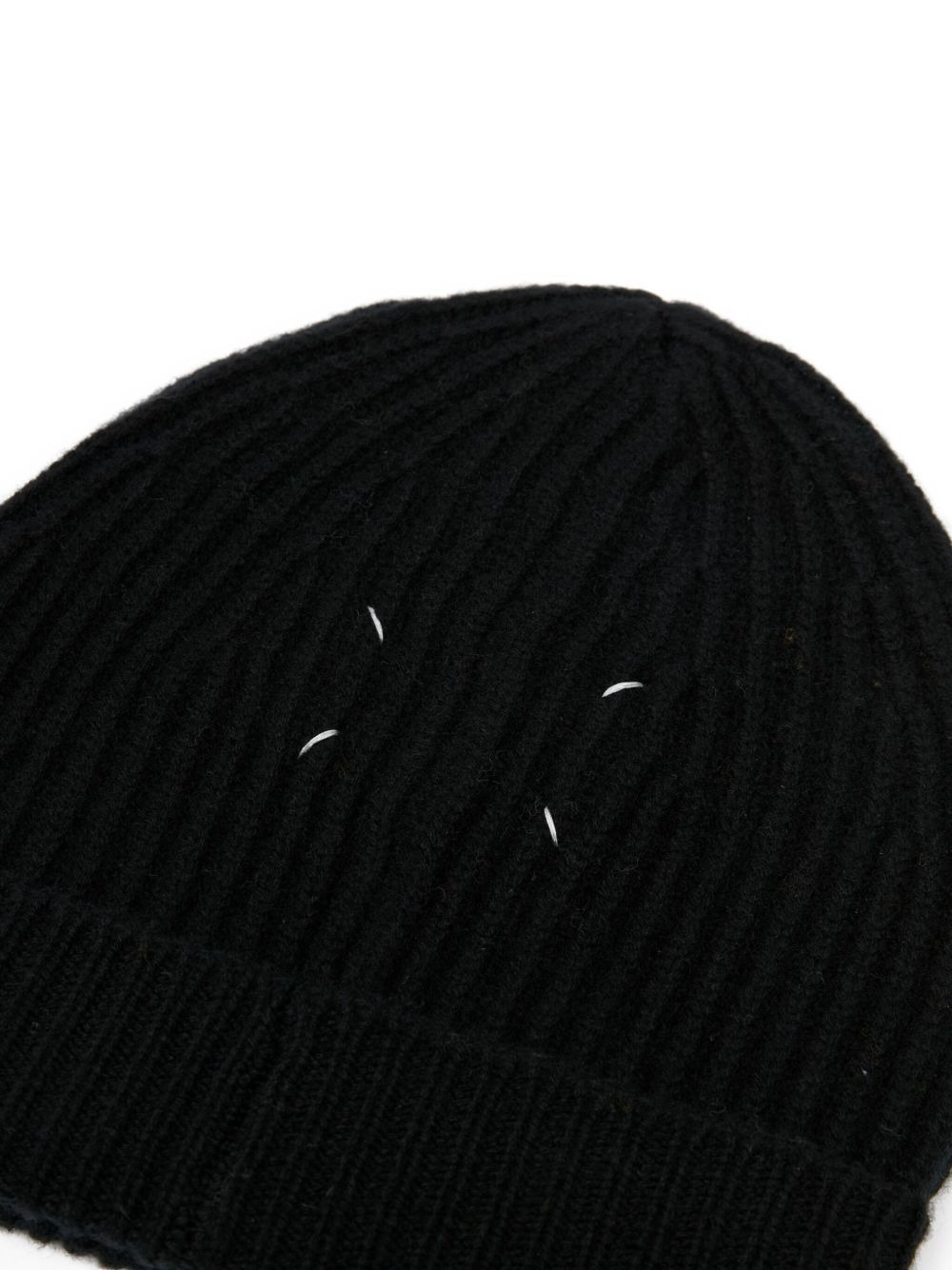 ribbed wool beanie - 2