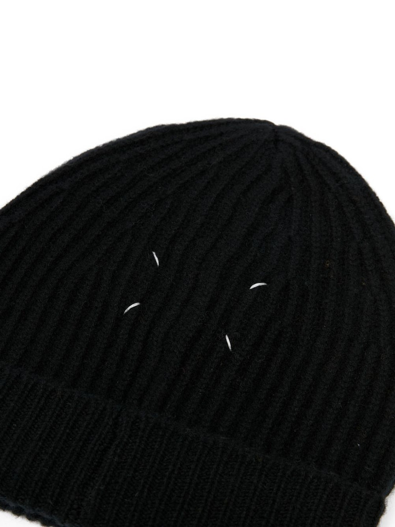 Maison Margiela ribbed wool beanie outlook
