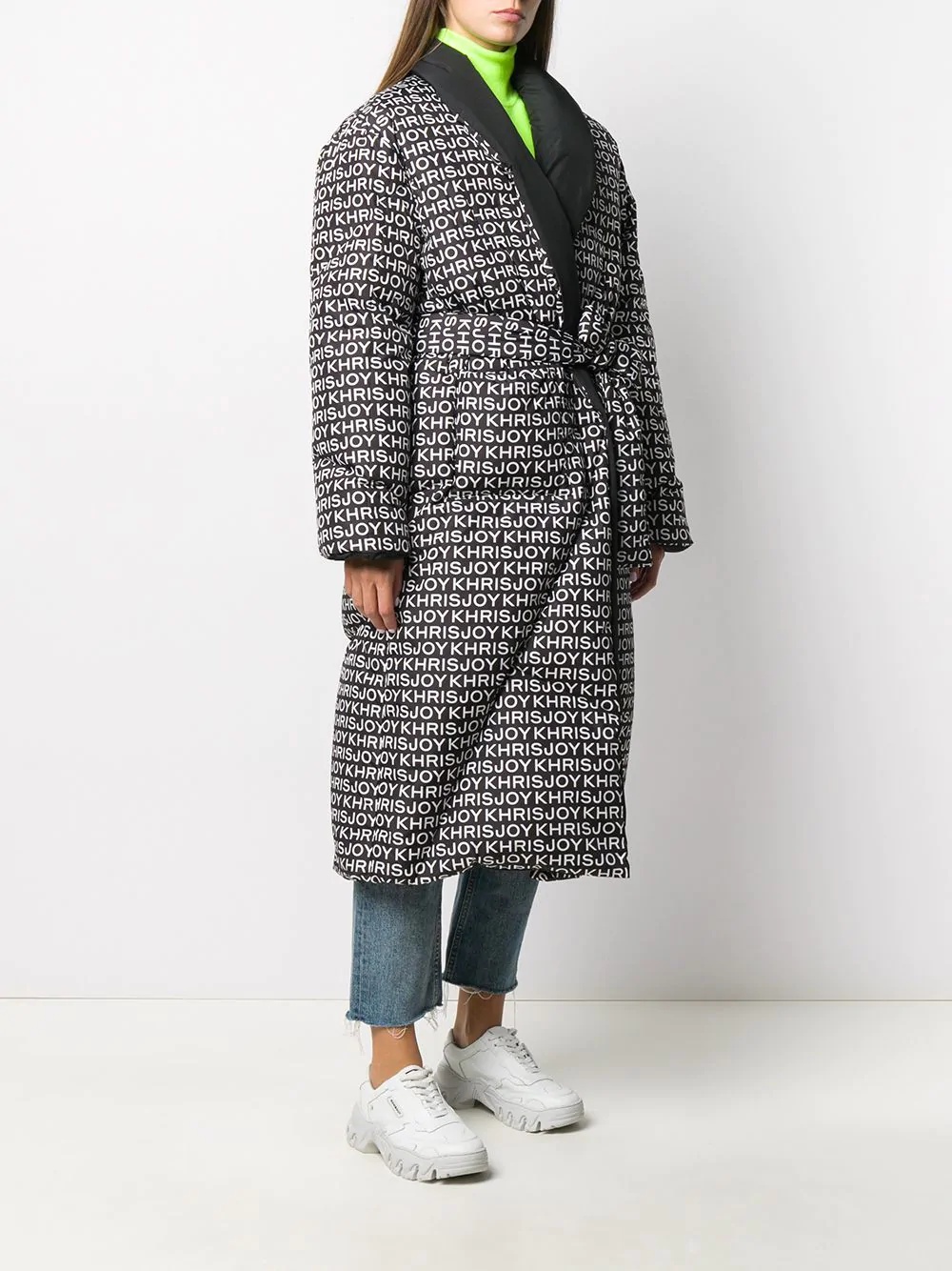 quilted robe coat - 3