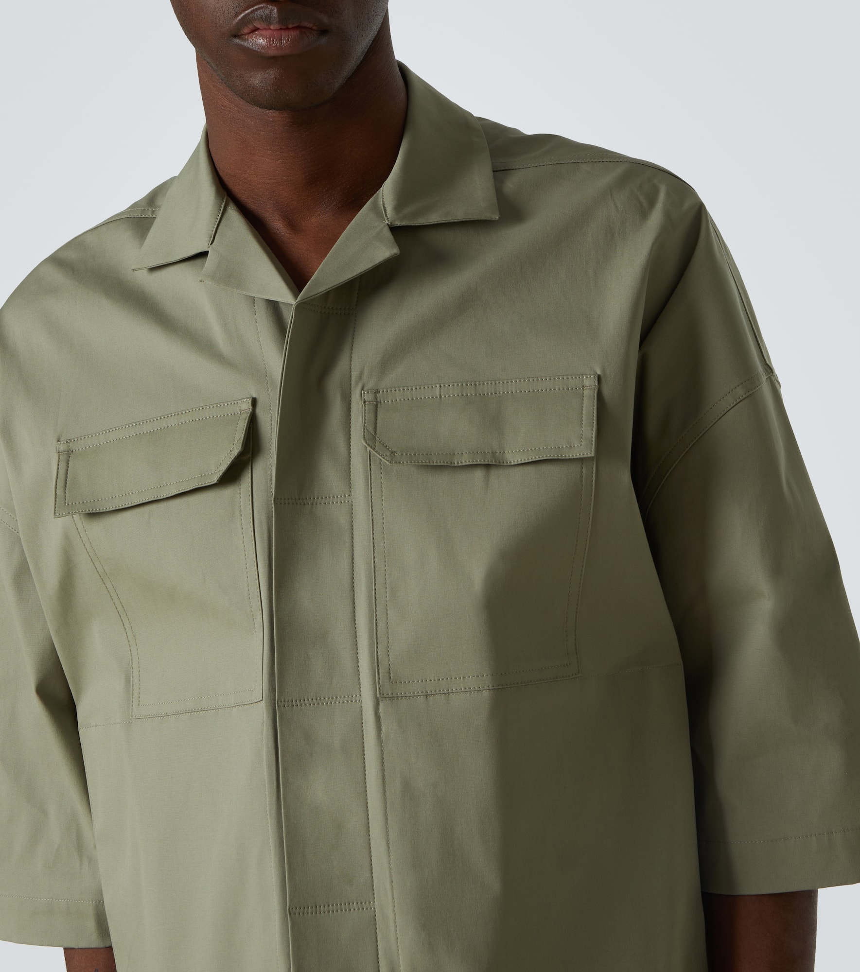 Magnum Tommy cotton-blend poplin shirt - 5