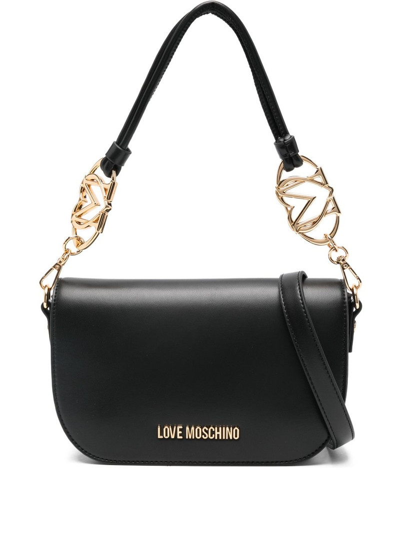 chain-embellished shoulder bag 1