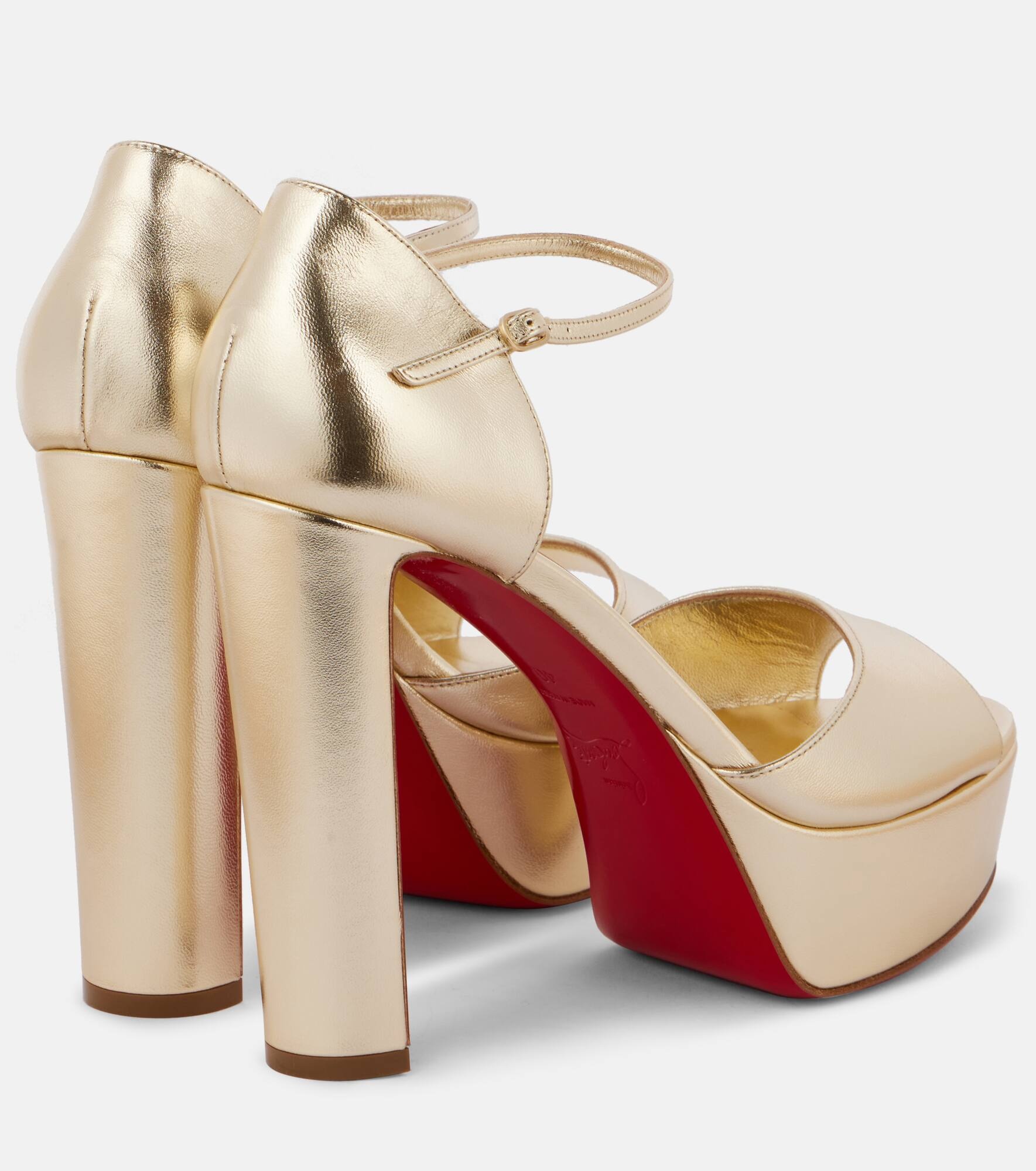 Sandaloo 130 leather peep-toe pumps - 2