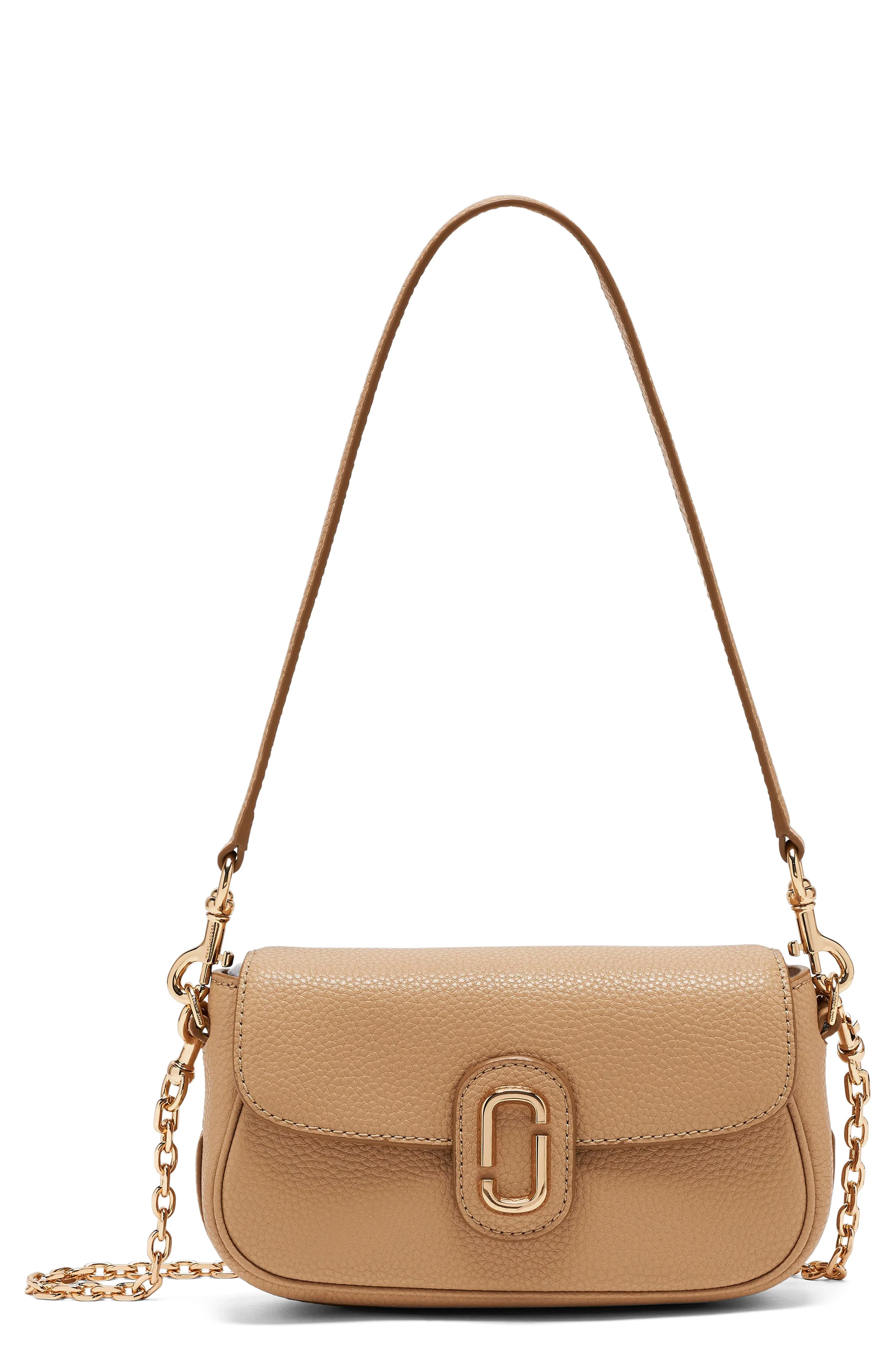 Marc Jacobs The J Marc Clover Pebble Crossbody Bag in Camel at Nordstrom - 1