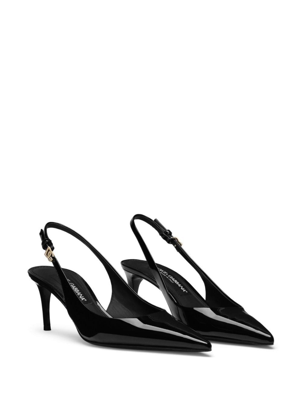 DG logo-buckle slingback pumps - 2