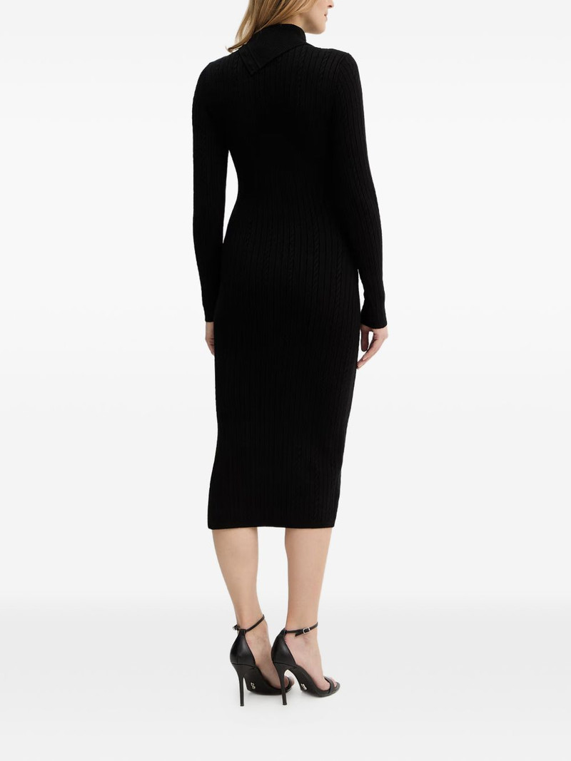 Priscilla button-detail midi dress 3