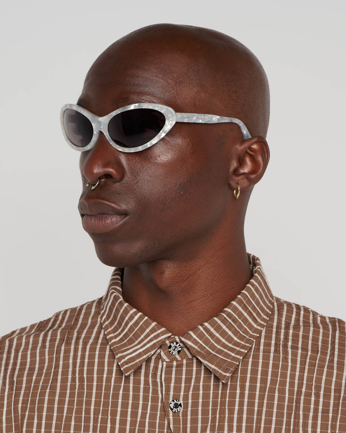Bug Post Modern Primitive Eye Protection - Silver Pearl - 4
